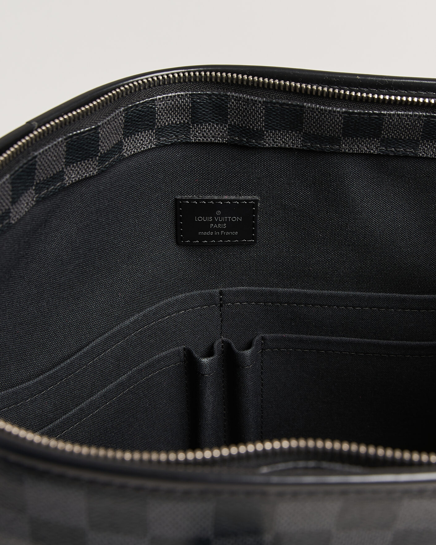 Heren | Pre-Owned & Vintage Bags | Louis Vuitton Pre-Owned | Tadao Tote bag PM Damier Graphite