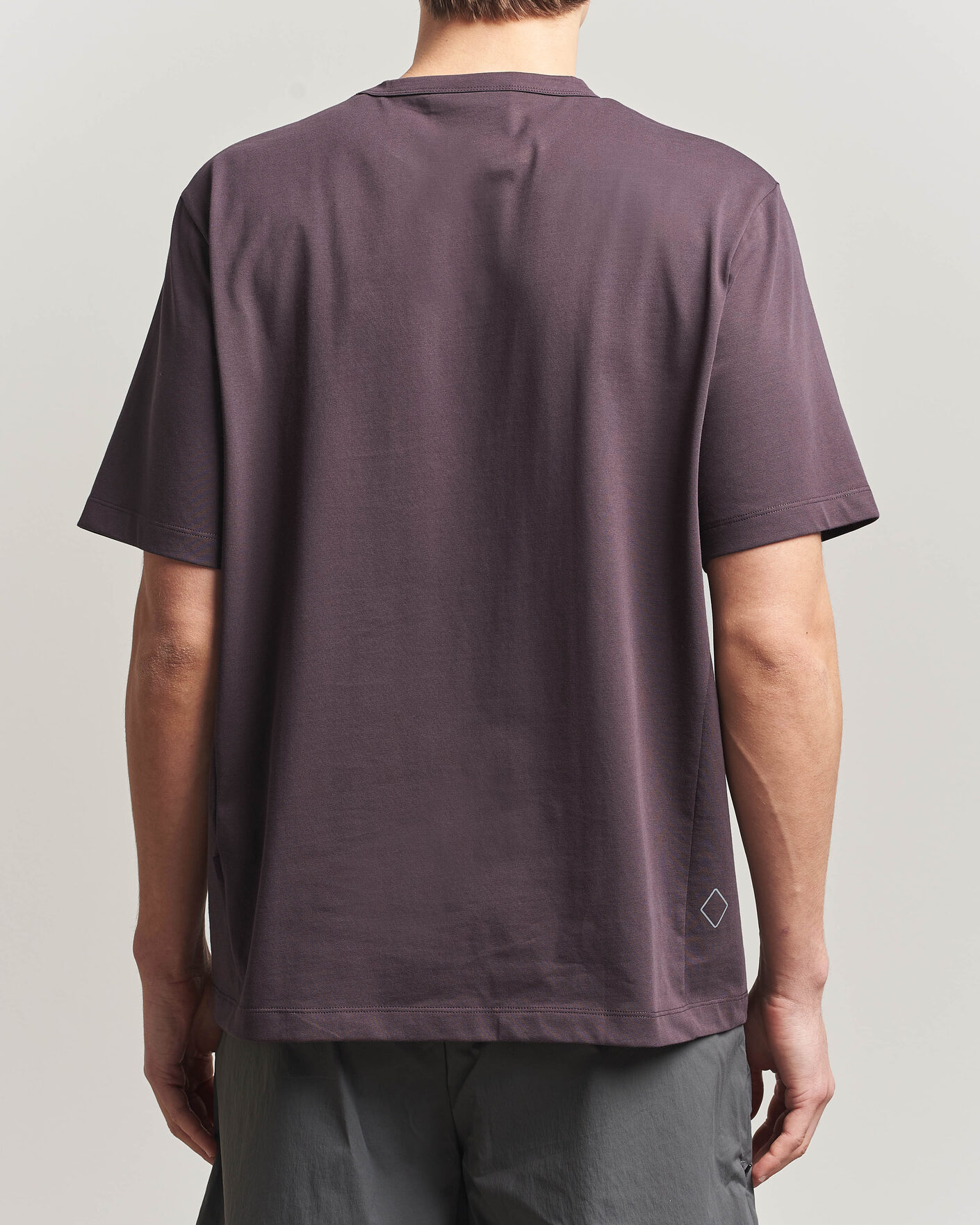 Heren | T-shirts | Pas Normal Studios | Off Race Cotton Tech T-Shirt Dark Purple