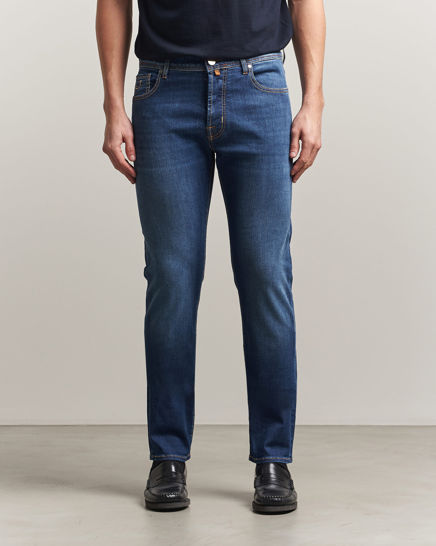 Heren | Broeken | Jacob Cohën | Bard Slim Fit Super Stretch Jeans Medium Vintage