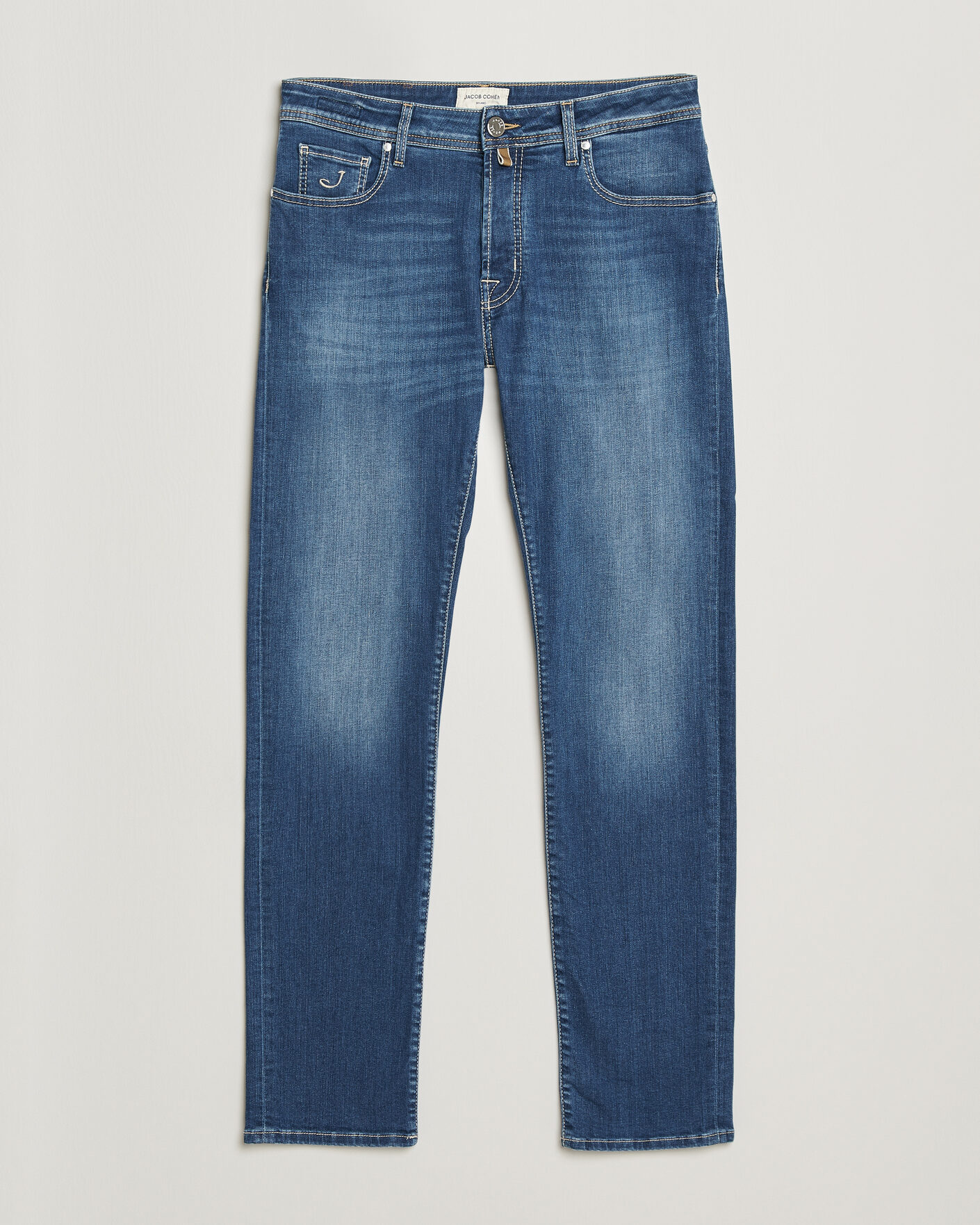 Heren | Jeans | Jacob Cohën | Bard Slim Fit Super Stretch Jeans Light Vintage
