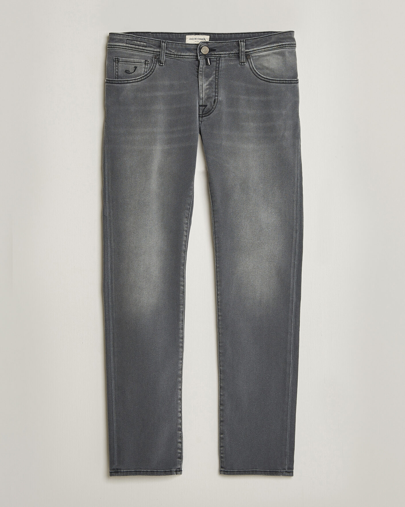 Heren | Broeken | Jacob Cohën | Nick Slim Fit Power Stretch Jeans Light Black Wash