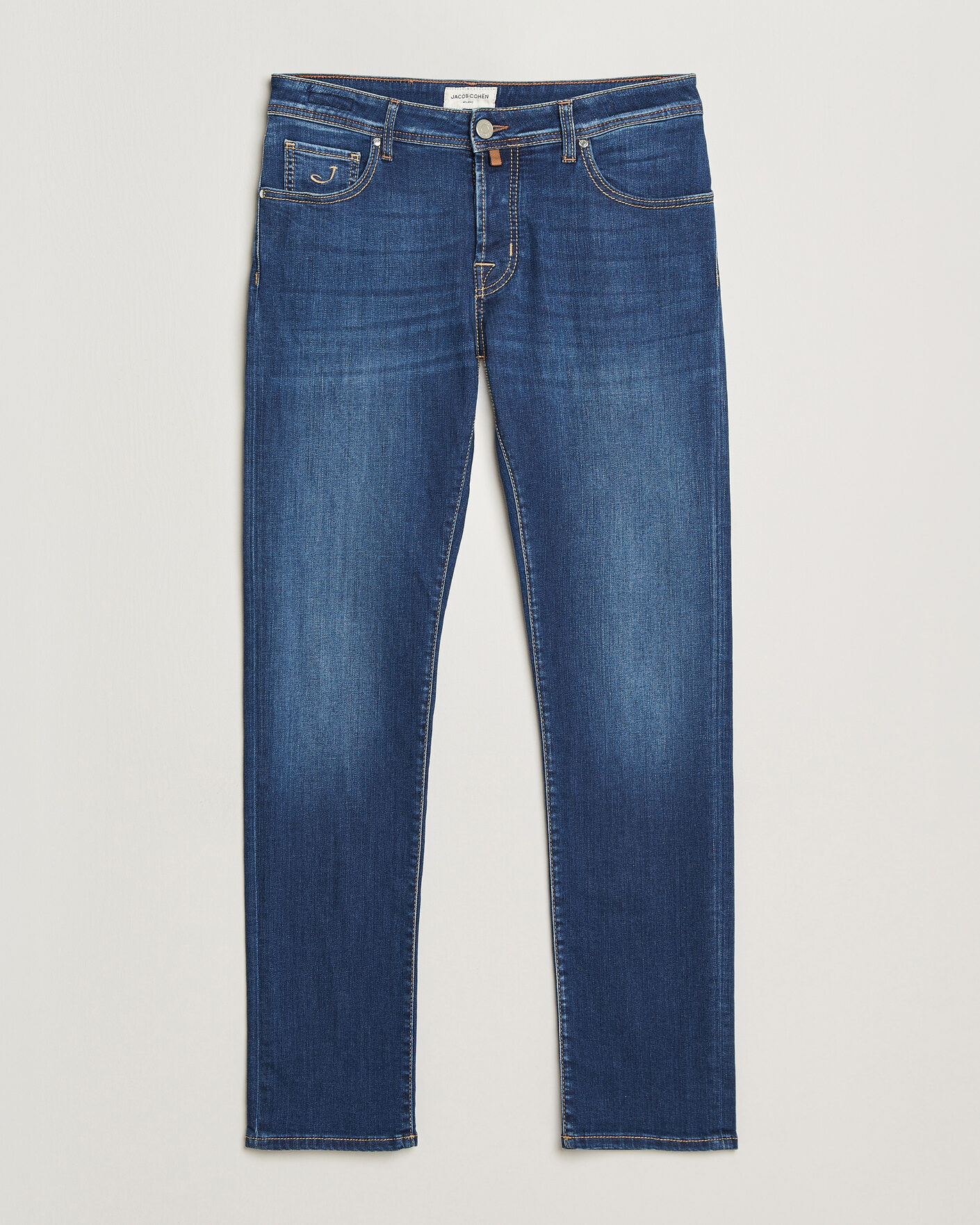 Heren | Broeken | Jacob Cohën | Nick Slim Fit Super Stretch Jeans Medium Vintage