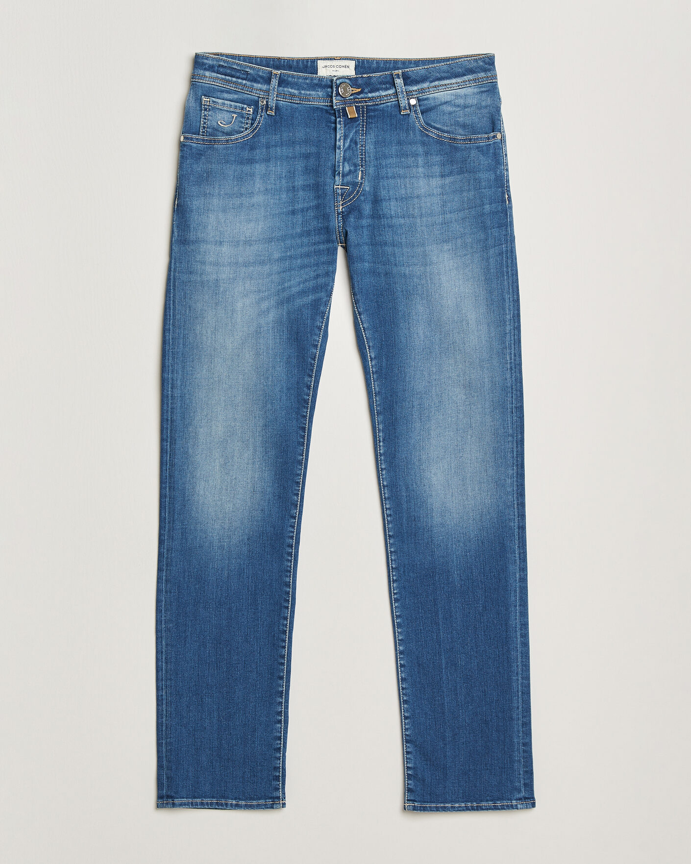 Heren | Broeken | Jacob Cohën | Nick Slim Fit Super Stretch Jeans Light Vintage