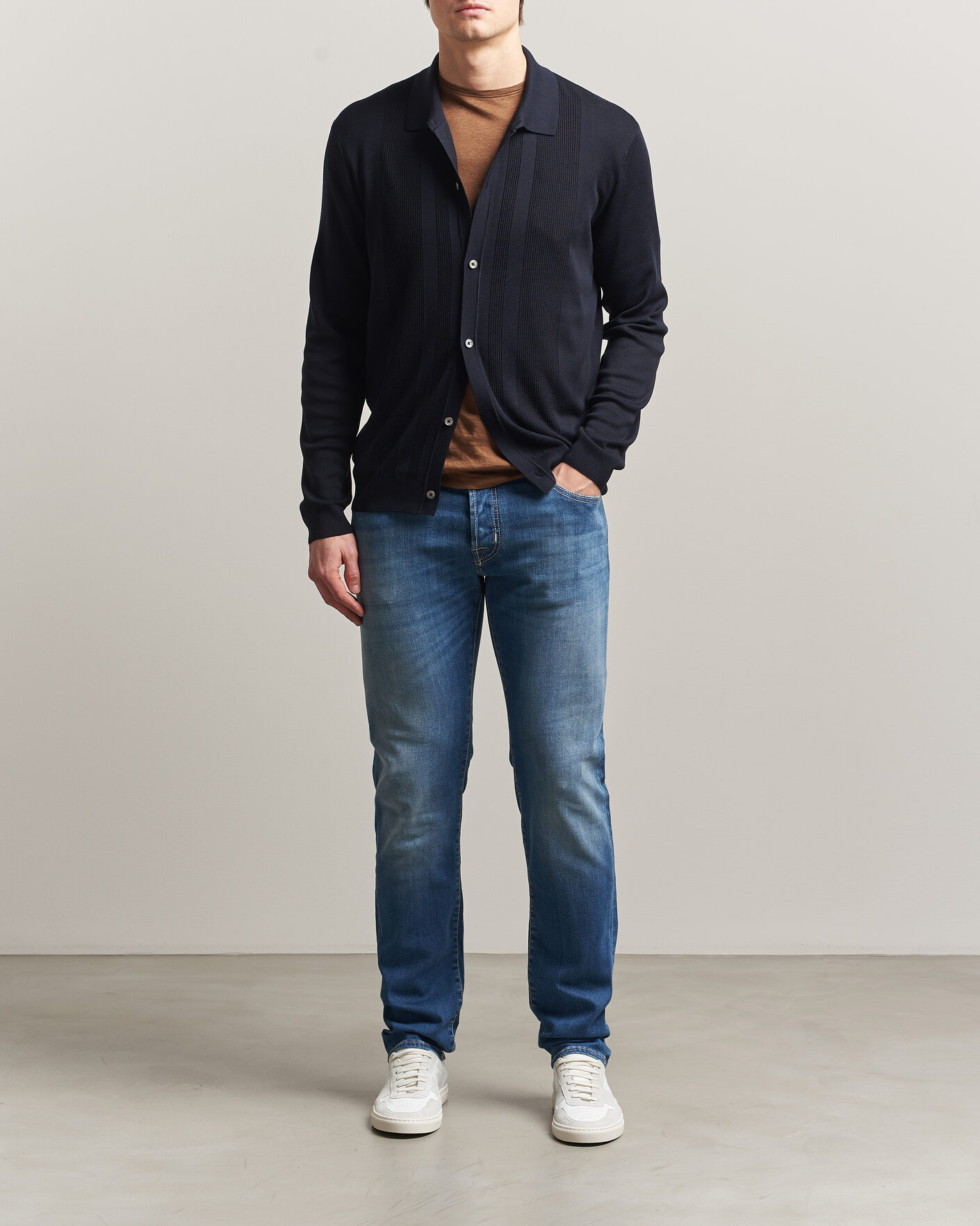 Heren | Broeken | Jacob Cohën | Nick Slim Fit Super Stretch Jeans Light Vintage