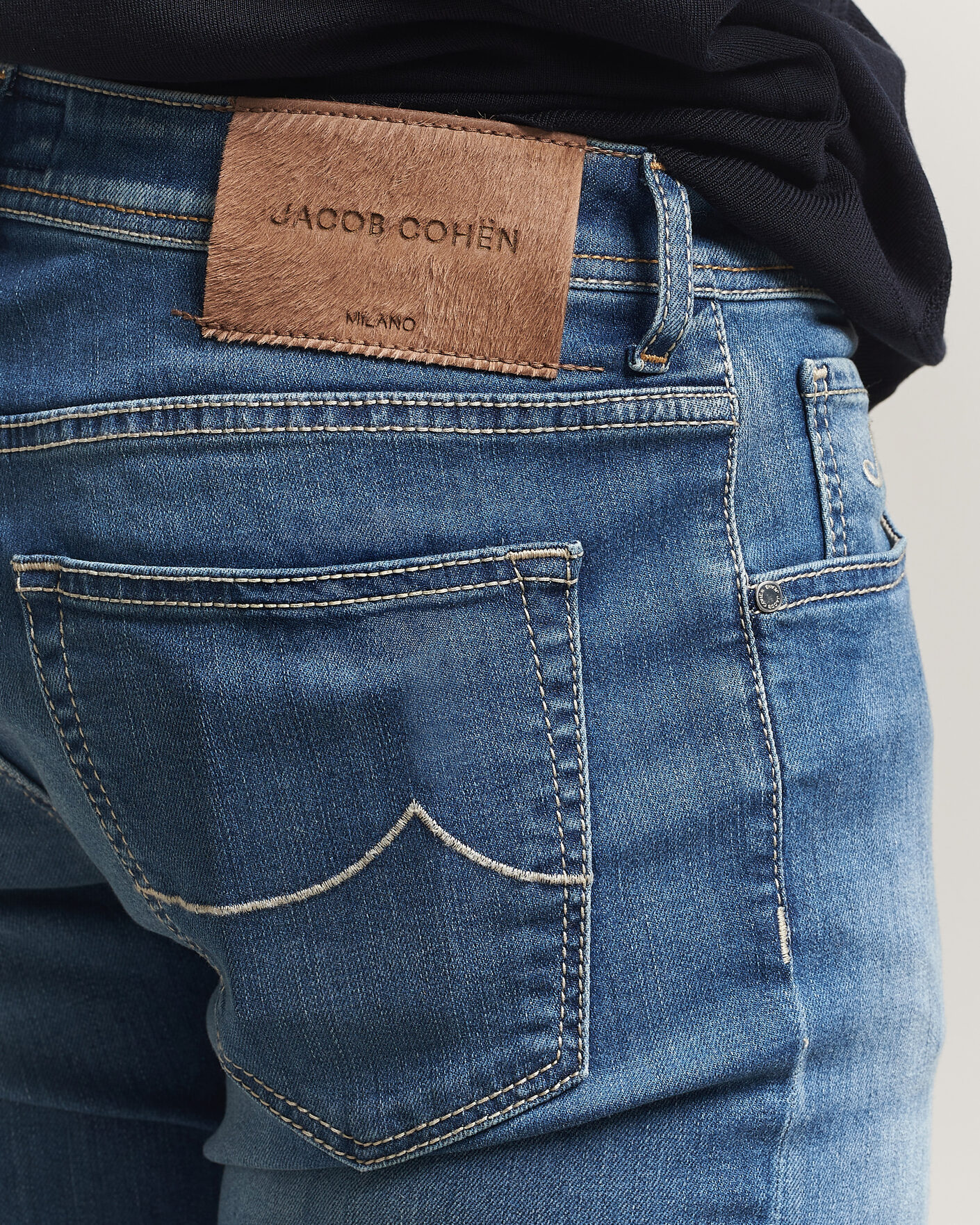 Heren | Broeken | Jacob Cohën | Nick Slim Fit Super Stretch Jeans Light Vintage