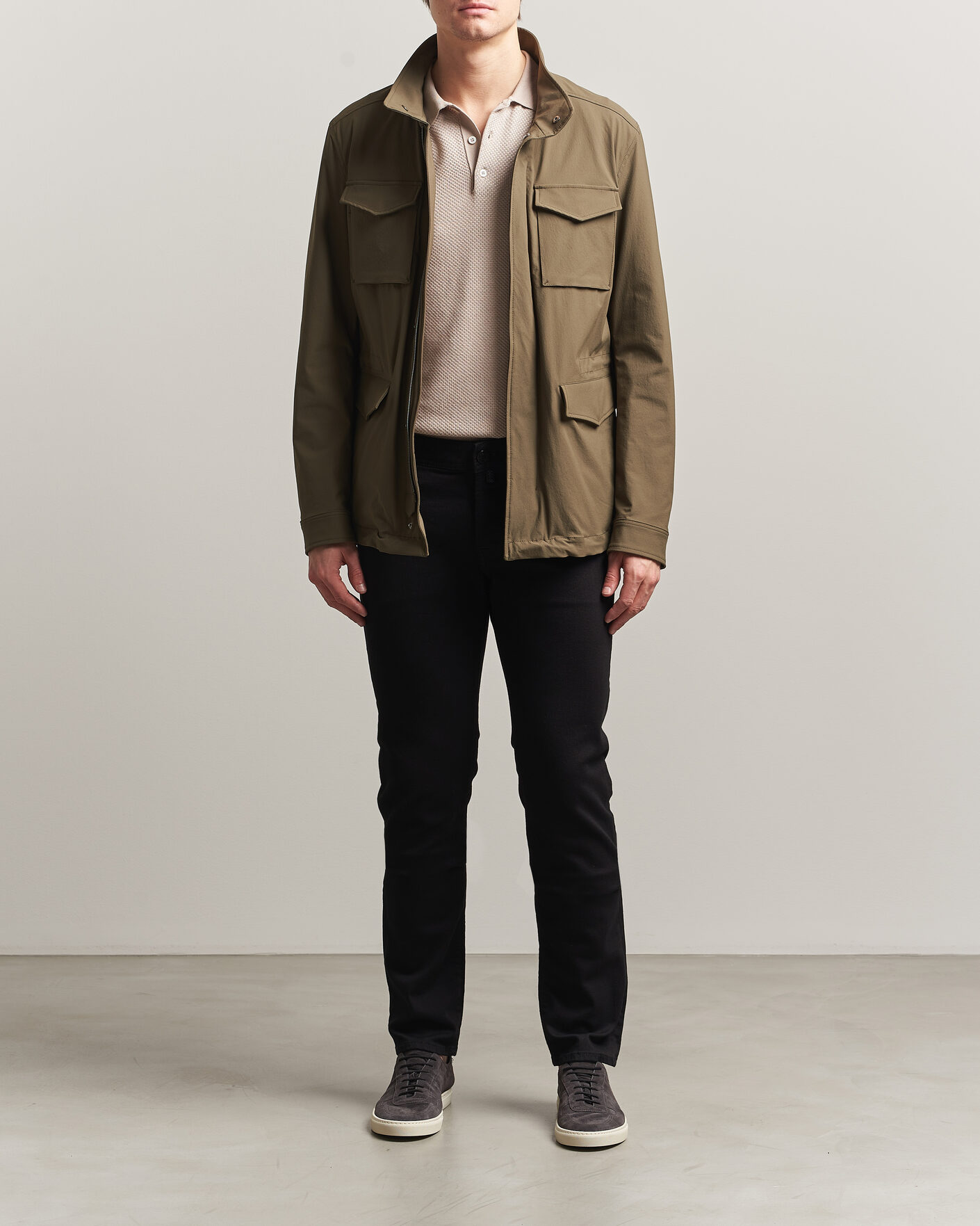 Heren | Jeans | Jacob Cohën | Nick Slim Fit Stretch Stay Black Jeans Rinse Wash