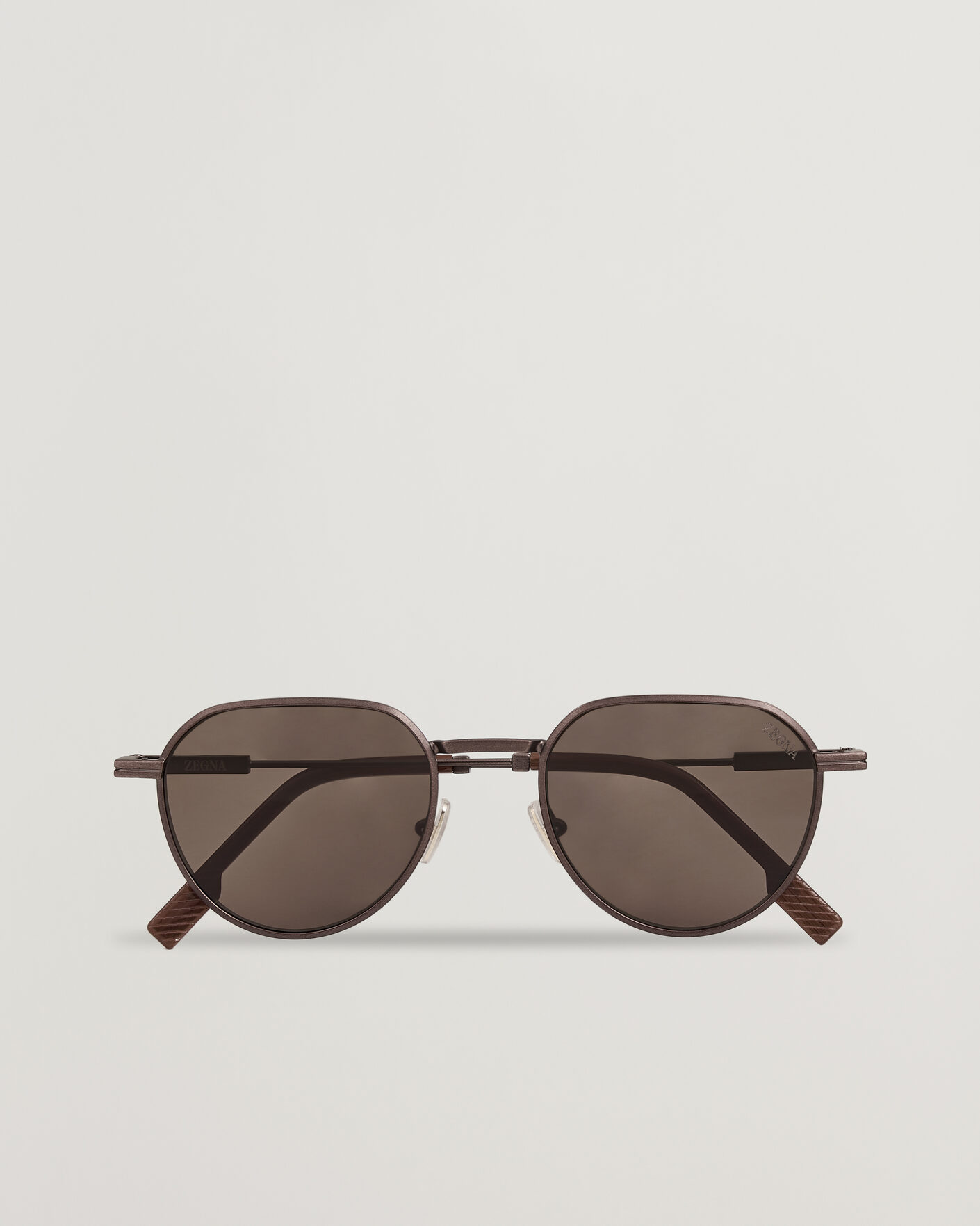 Heren | Zonnebrillen | Zegna | EZ0297 Sunglasses Dark Bronze
