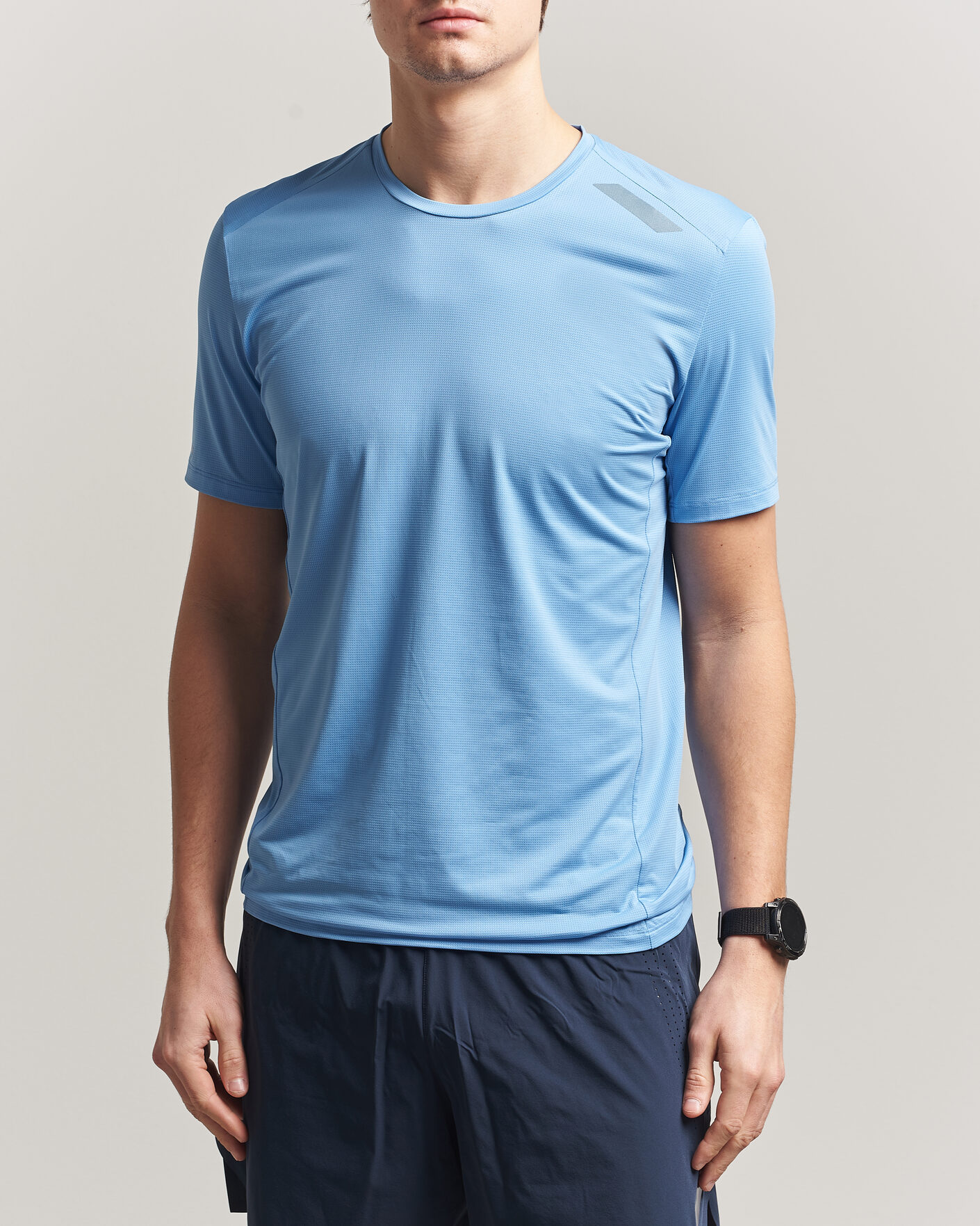 Heren | T-shirts | SOAR Running | Tech Tee Blue