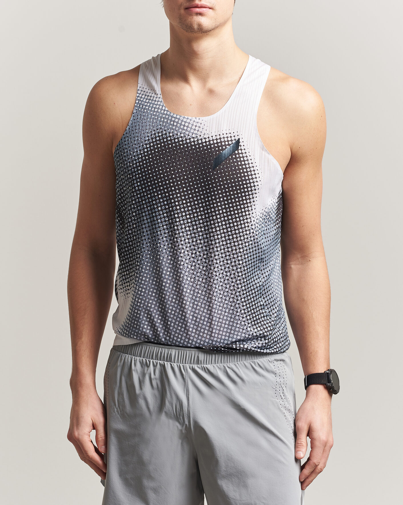 Heren | T-shirts | SOAR Running | Race Vest Black/White