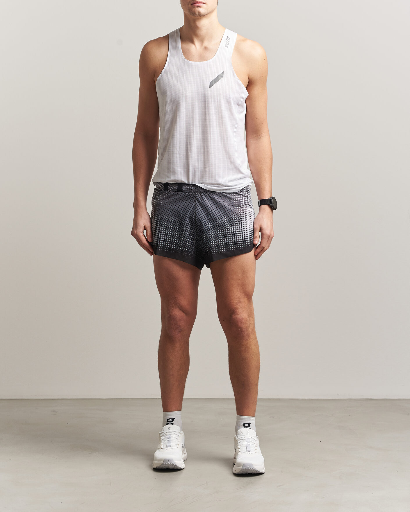 Heren | T-shirts | SOAR Running | Race Vest White