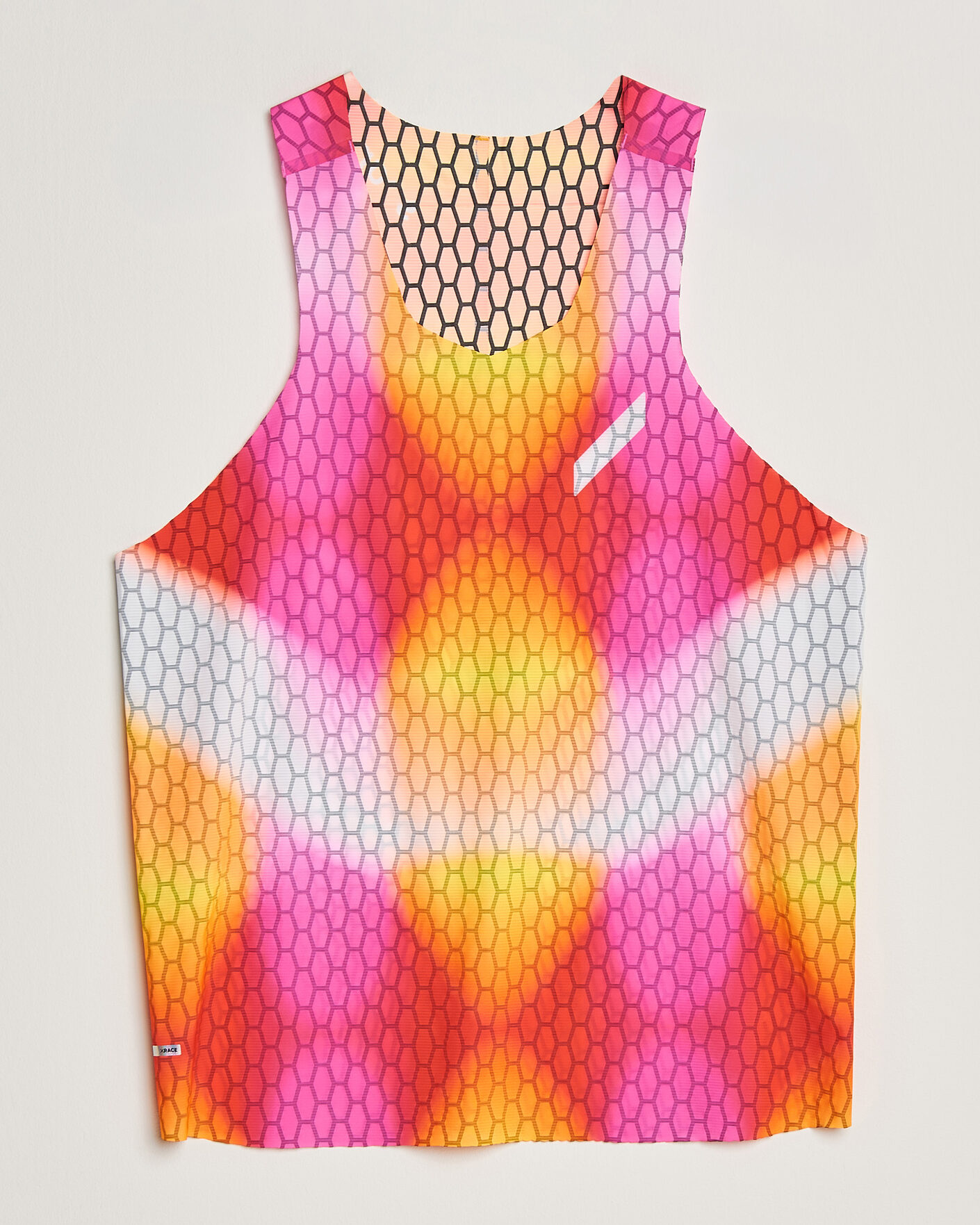 Heren | T-shirts | SOAR Running | Graphene Race Vest Red/Orange