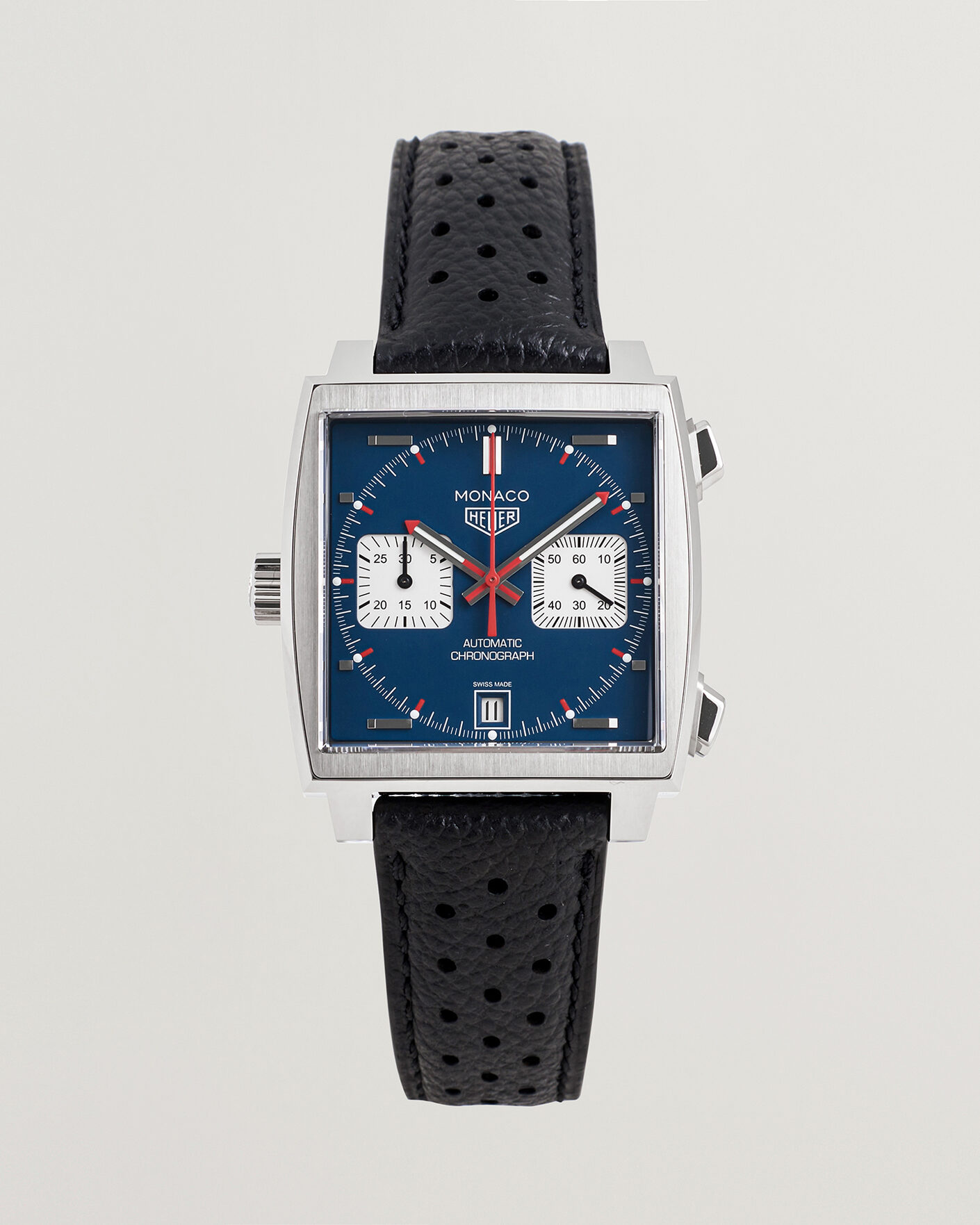 Heren | Tag Heuer Pre-Owned Monaco Steve McQueen Edition | Tag Heuer Pre-Owned | Monaco Steve McQueen Edition