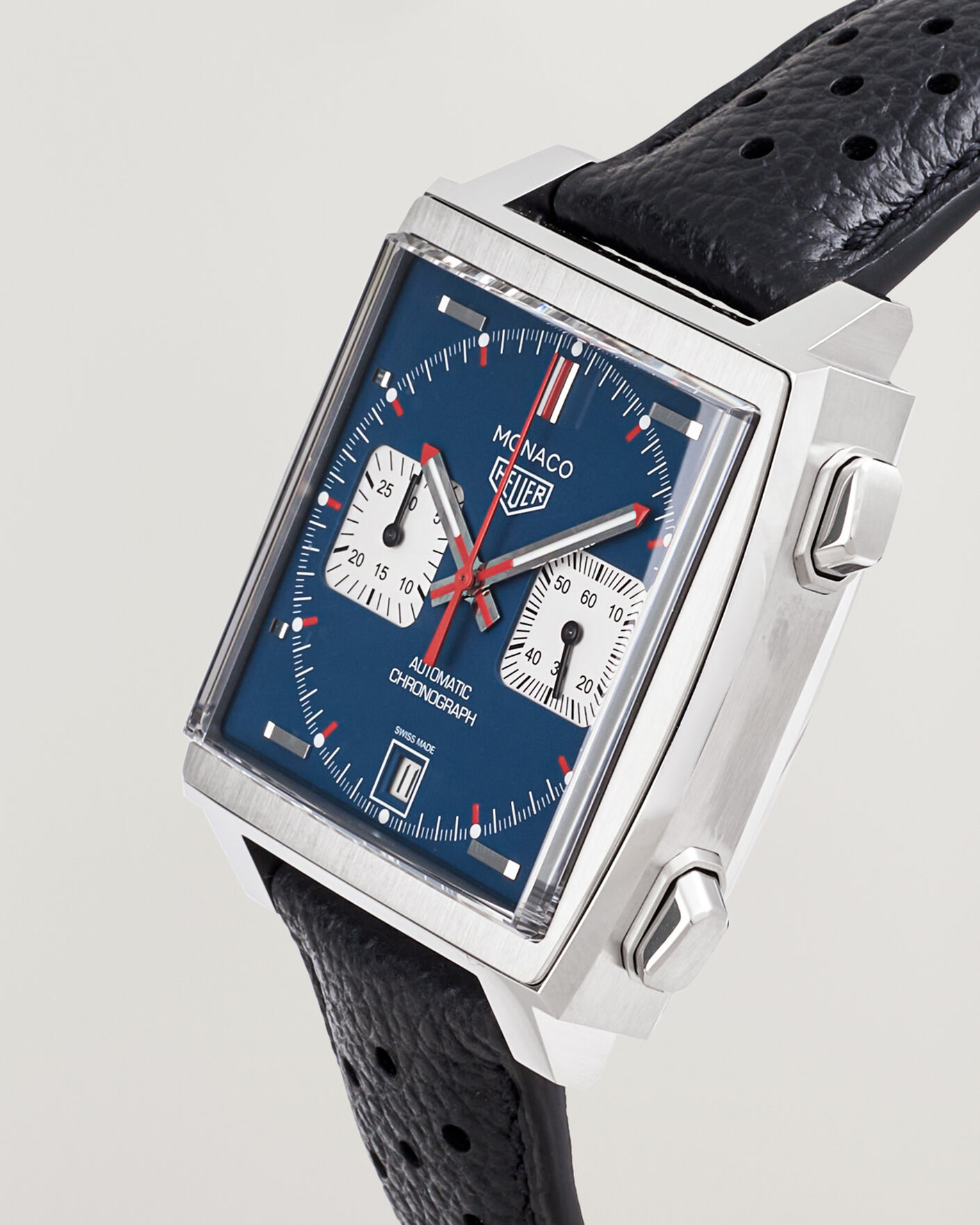 Heren | Tag Heuer Pre-Owned Monaco Steve McQueen Edition | Tag Heuer Pre-Owned | Monaco Steve McQueen Edition