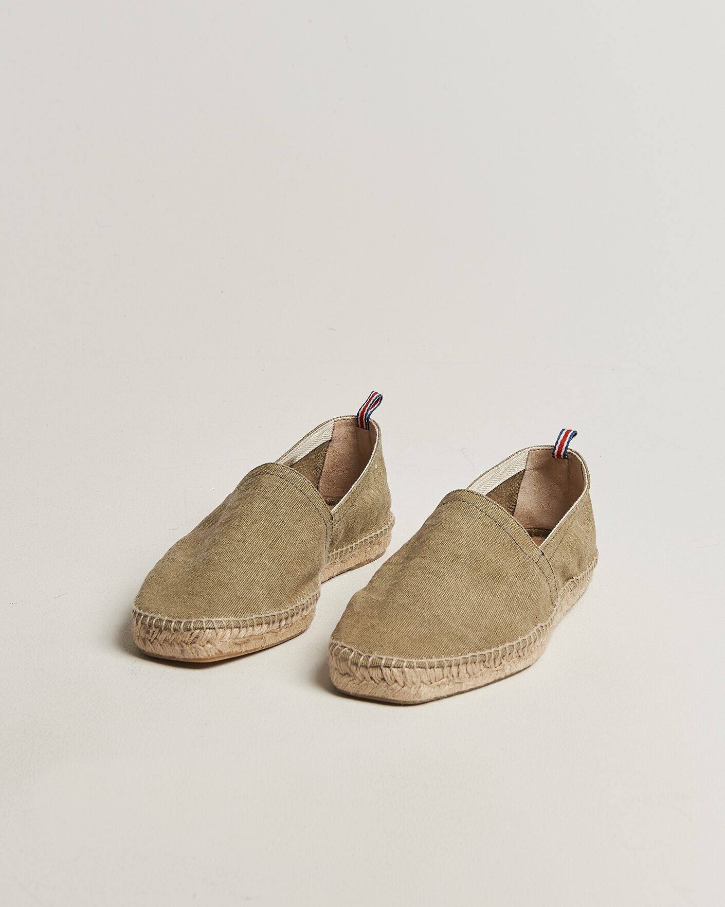 Heren | Espadrilles | Castañer | Pablo Washed Canvas Espadrilles Laurel Green