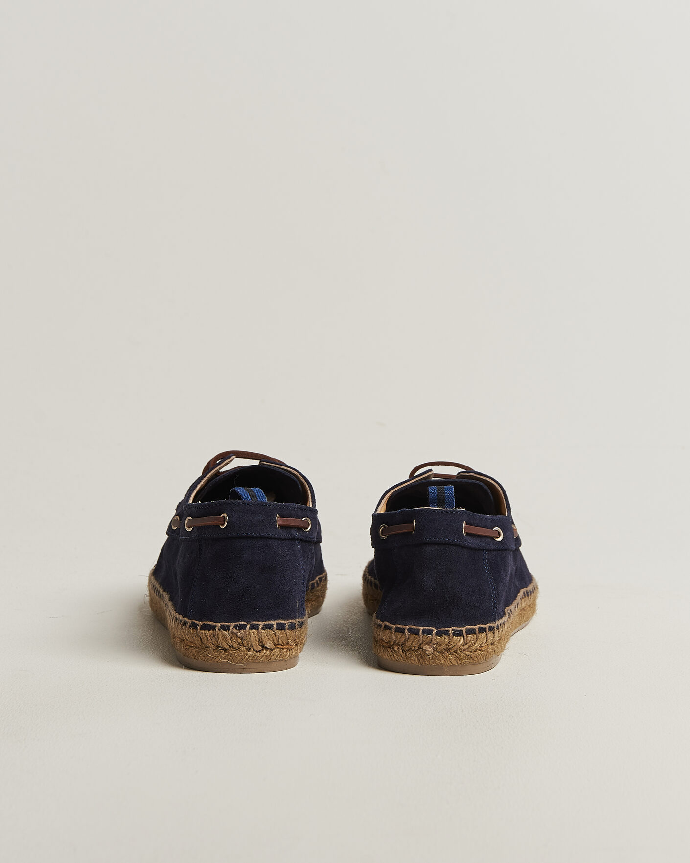 Heren | Espadrilles | Castañer | Nemo Casual Suede Boat Shoe Azul Oscuro