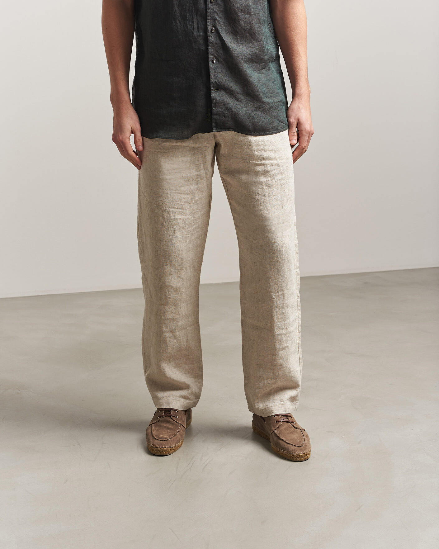 Heren | Espadrilles | Castañer | Nemo Casual Suede Boat Shoe Topo