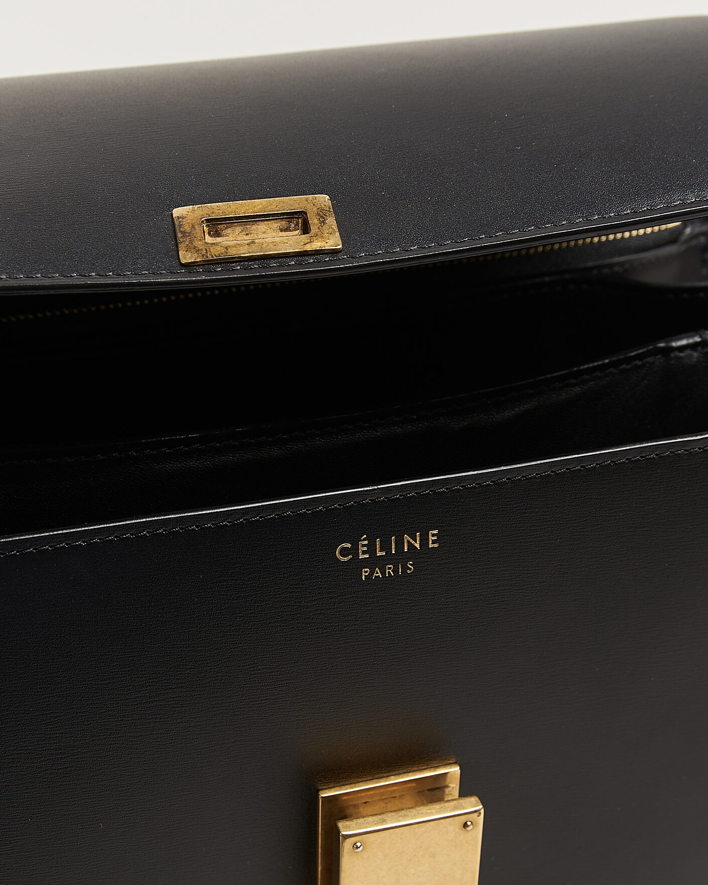 Heren | Pre-Owned & Vintage Bags | Celine Pre-Owned | Box Bag Medium Black