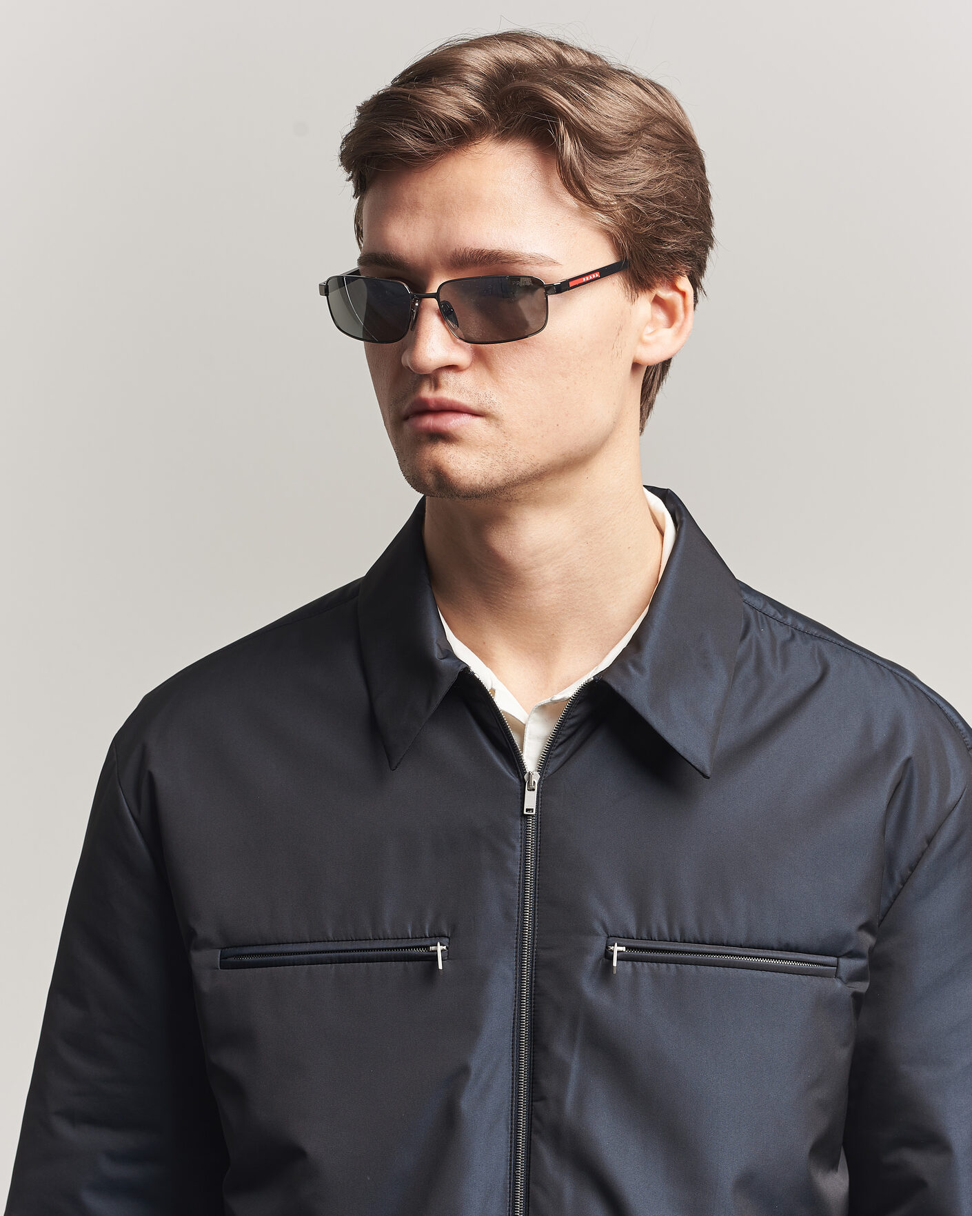 Heren | Zonnebrillen | Prada Linea Rossa | 0PS B54S Sunglasses Metal Grey