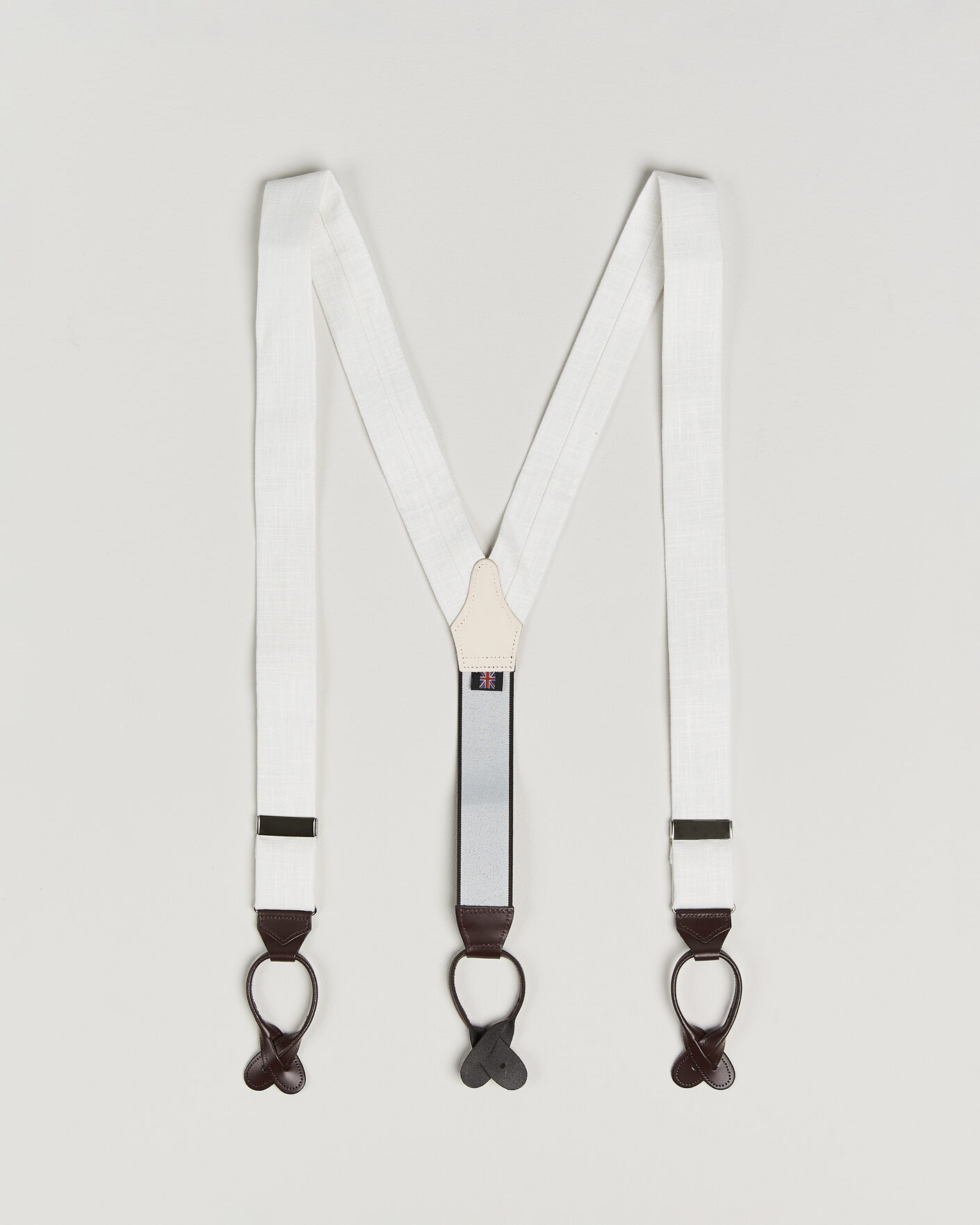 Heren | Bretels | Albert Thurston | Linen Braces Ivory