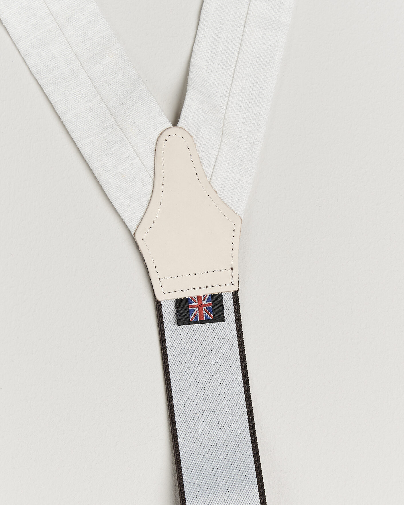 Heren | Bretels | Albert Thurston | Linen Braces Ivory