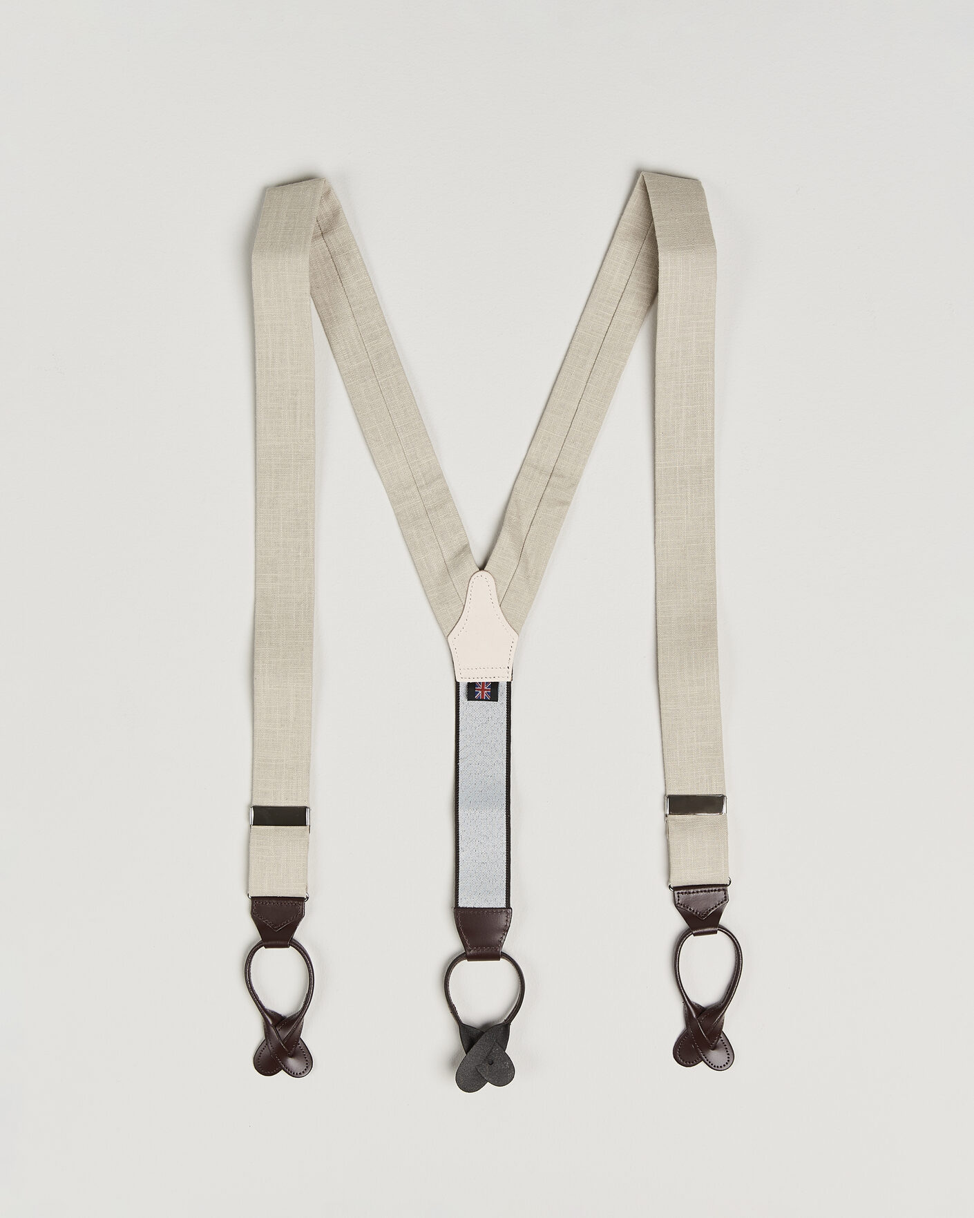 Heren | Bretels | Albert Thurston | Linen Braces Natural