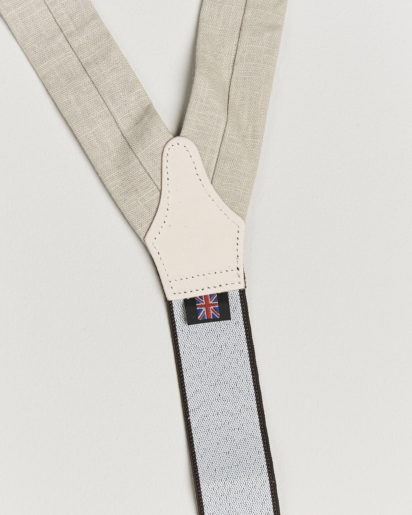Heren | Bretels | Albert Thurston | Linen Braces Natural