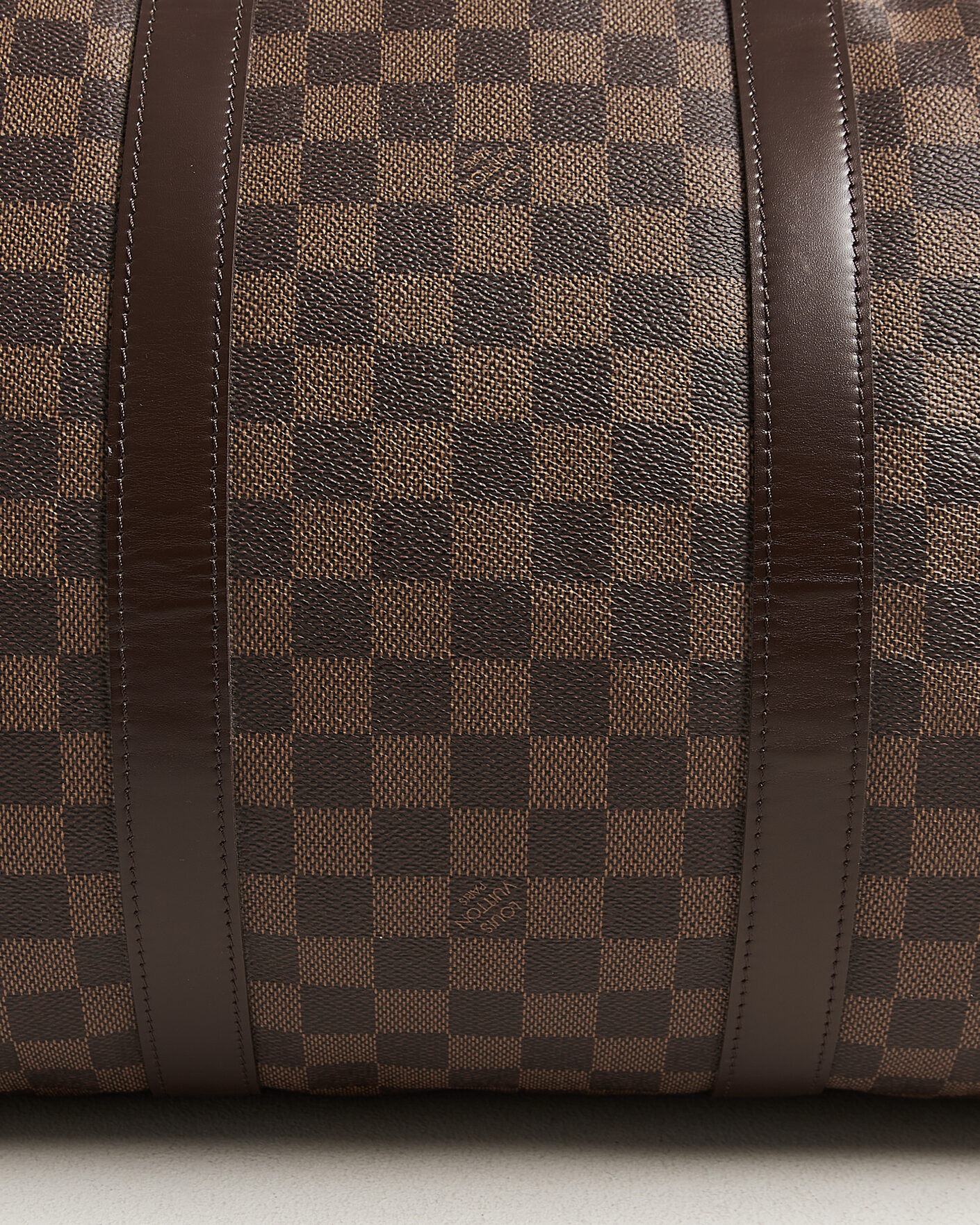 Heren | Pre-Owned & Vintage Bags | Louis Vuitton Pre-Owned | Keepall 50 Damier Ebene
