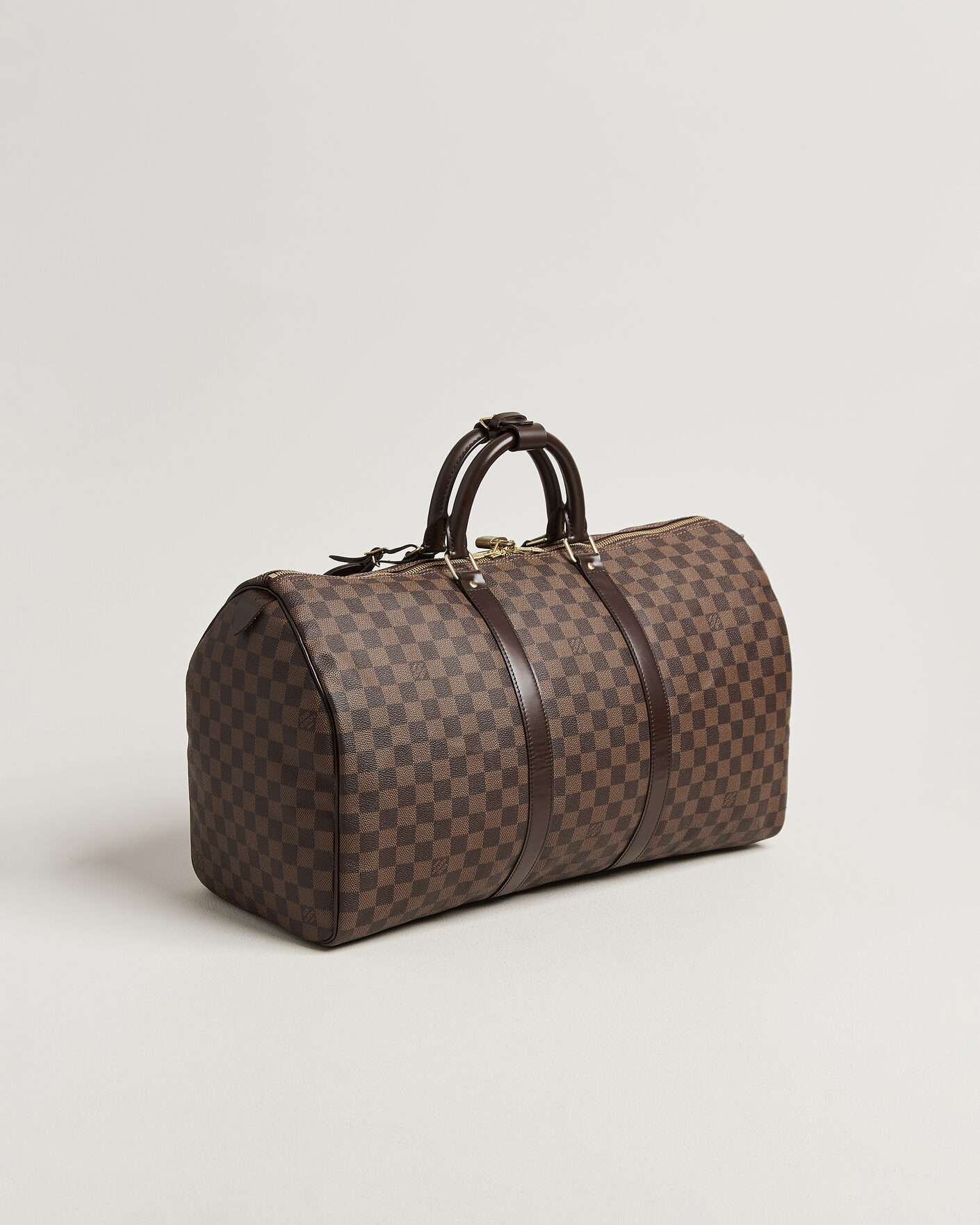 Heren | Pre-Owned & Vintage Bags | Louis Vuitton Pre-Owned | Keepall 50 Damier Ebene