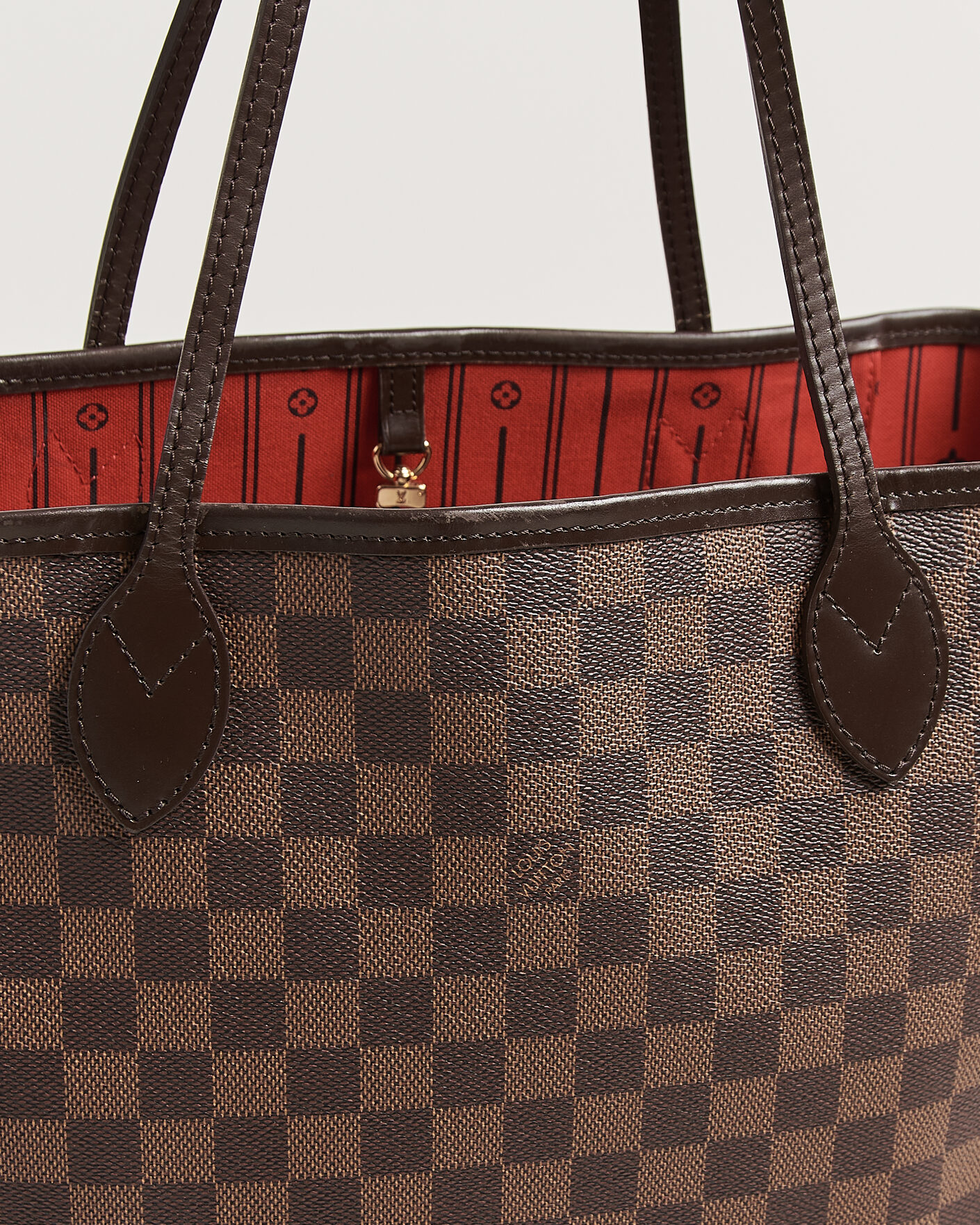 Heren | Pre-Owned & Vintage Bags | Louis Vuitton Pre-Owned | Neverfull MM Damier Ebene