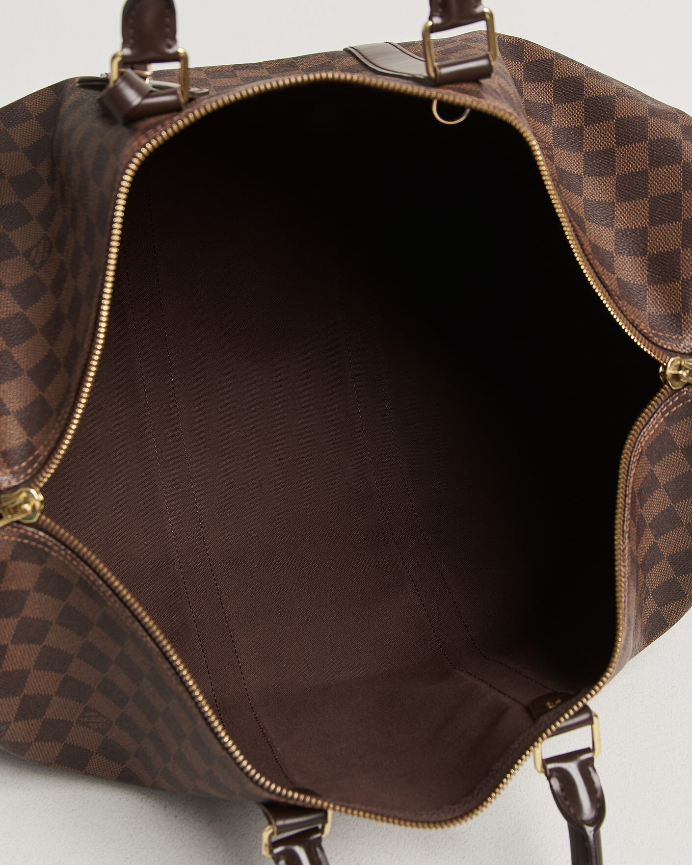 Heren | Pre-Owned & Vintage Bags | Louis Vuitton Pre-Owned | Keepall 50 Damier Ebene