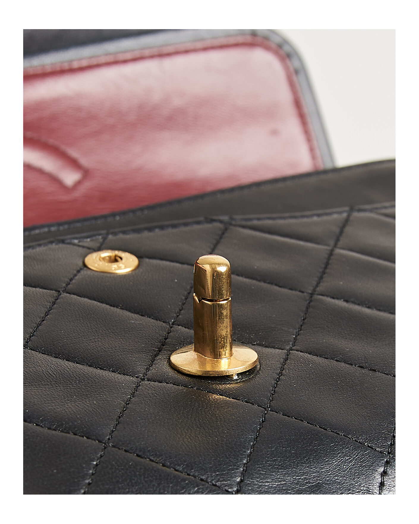 Heren | Pre-Owned & Vintage Bags | Chanel Pre-Owned | Classic Medium Double Flap Bag Lambskin Black