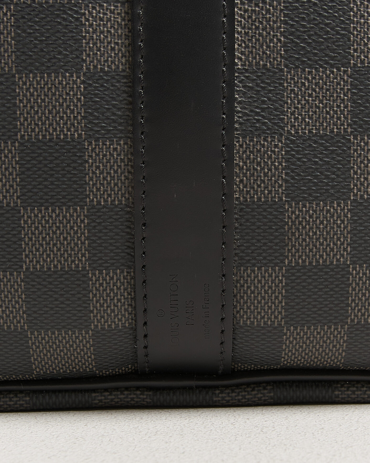 Heren | Pre-Owned & Vintage Bags | Louis Vuitton Pre-Owned | Keepall Bandouliére 45 Damier Graphite