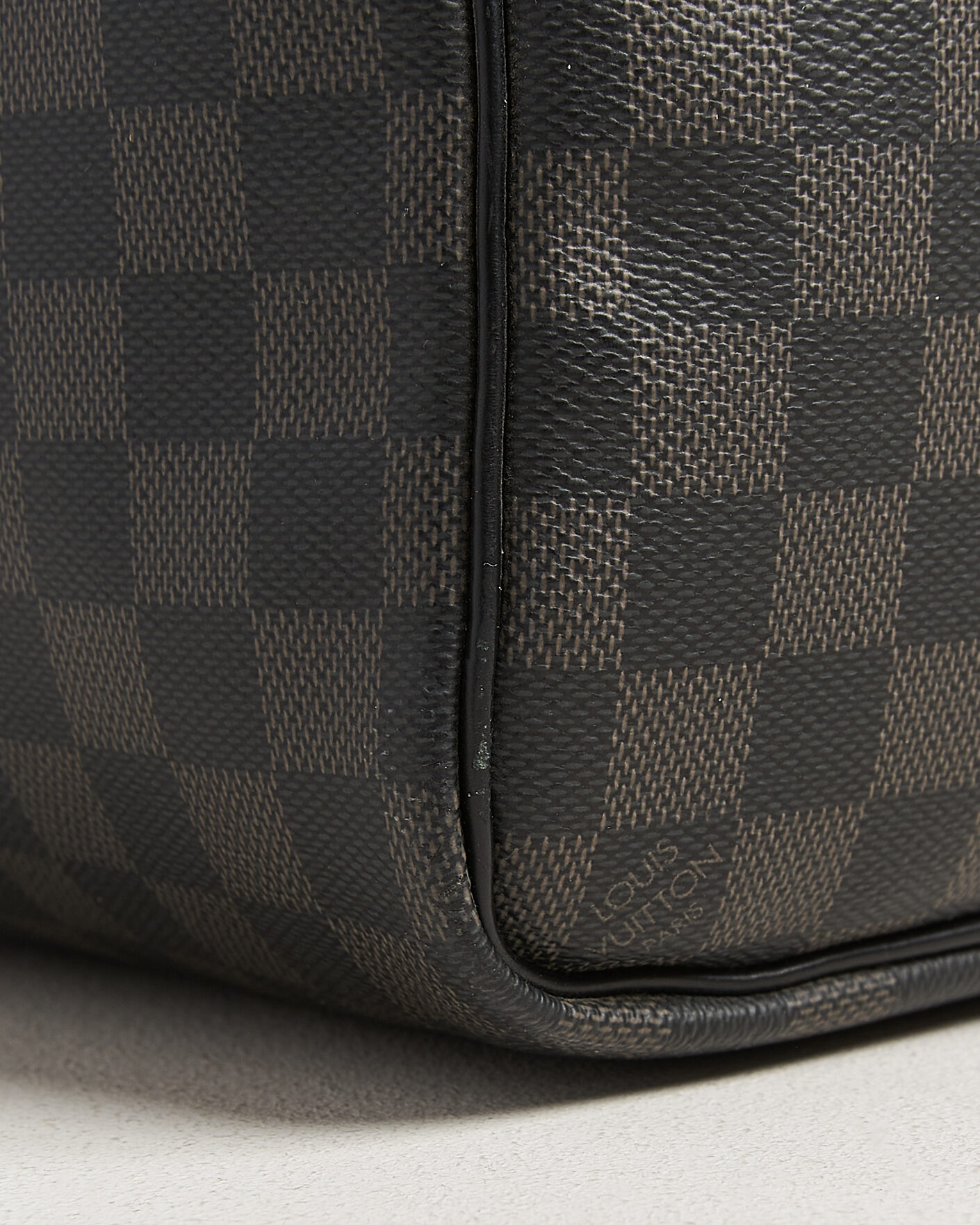 Heren | Pre-Owned & Vintage Bags | Louis Vuitton Pre-Owned | Keepall Bandouliére 45 Damier Graphite