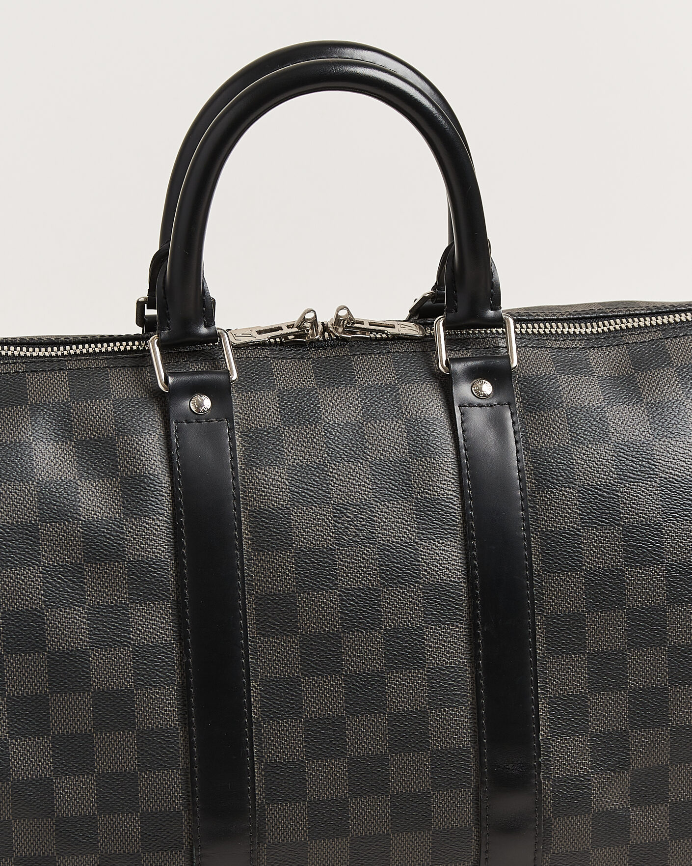 Heren | Pre-Owned & Vintage Bags | Louis Vuitton Pre-Owned | Keepall Bandouliére 45 Damier Graphite