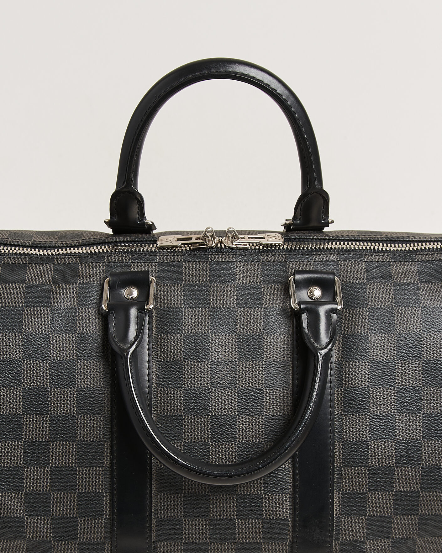 Heren | Pre-Owned & Vintage Bags | Louis Vuitton Pre-Owned | Keepall Bandouliére 45 Damier Graphite