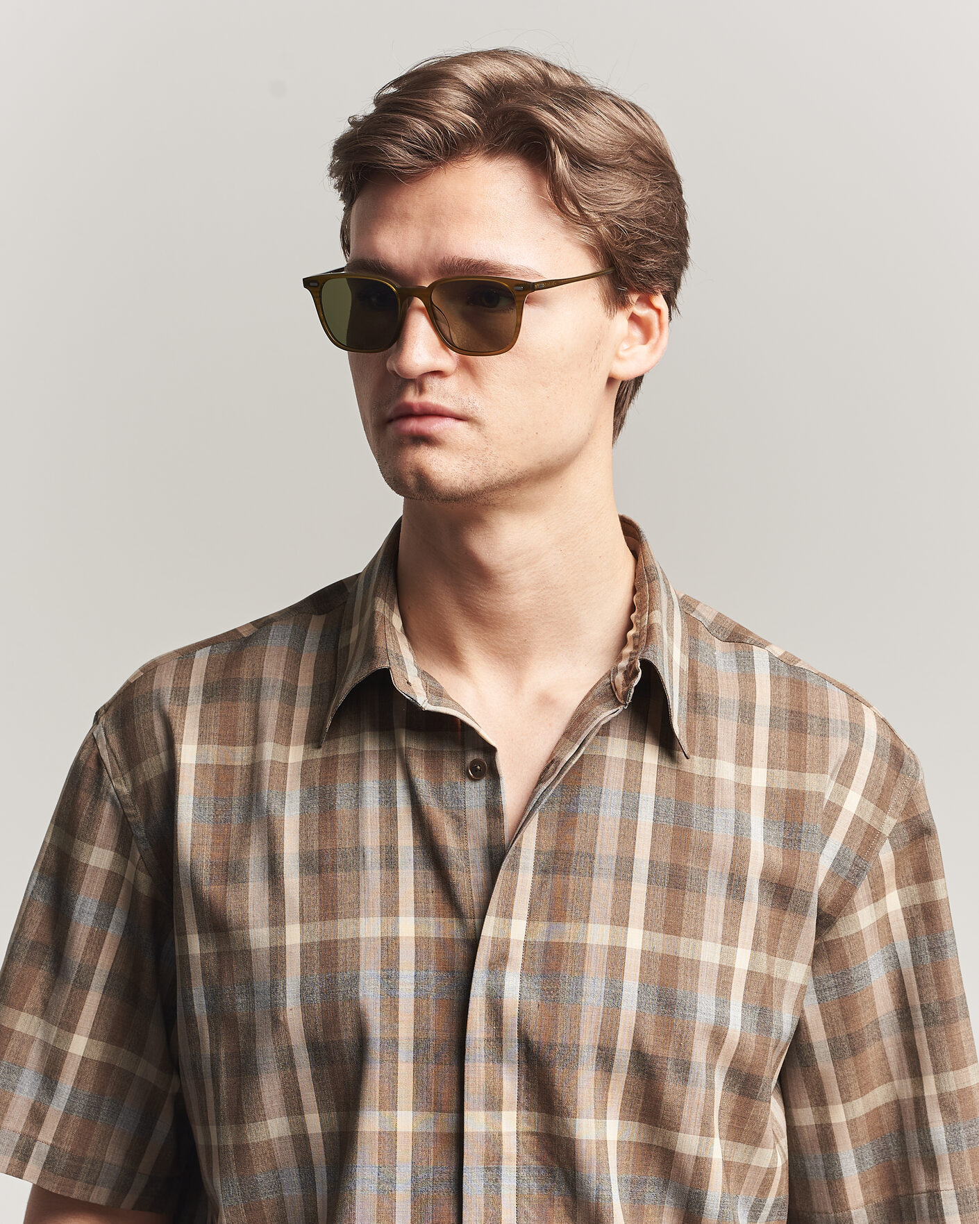 Heren | Zonnebrillen | Oliver Peoples | Laedin Sunglasses Olive