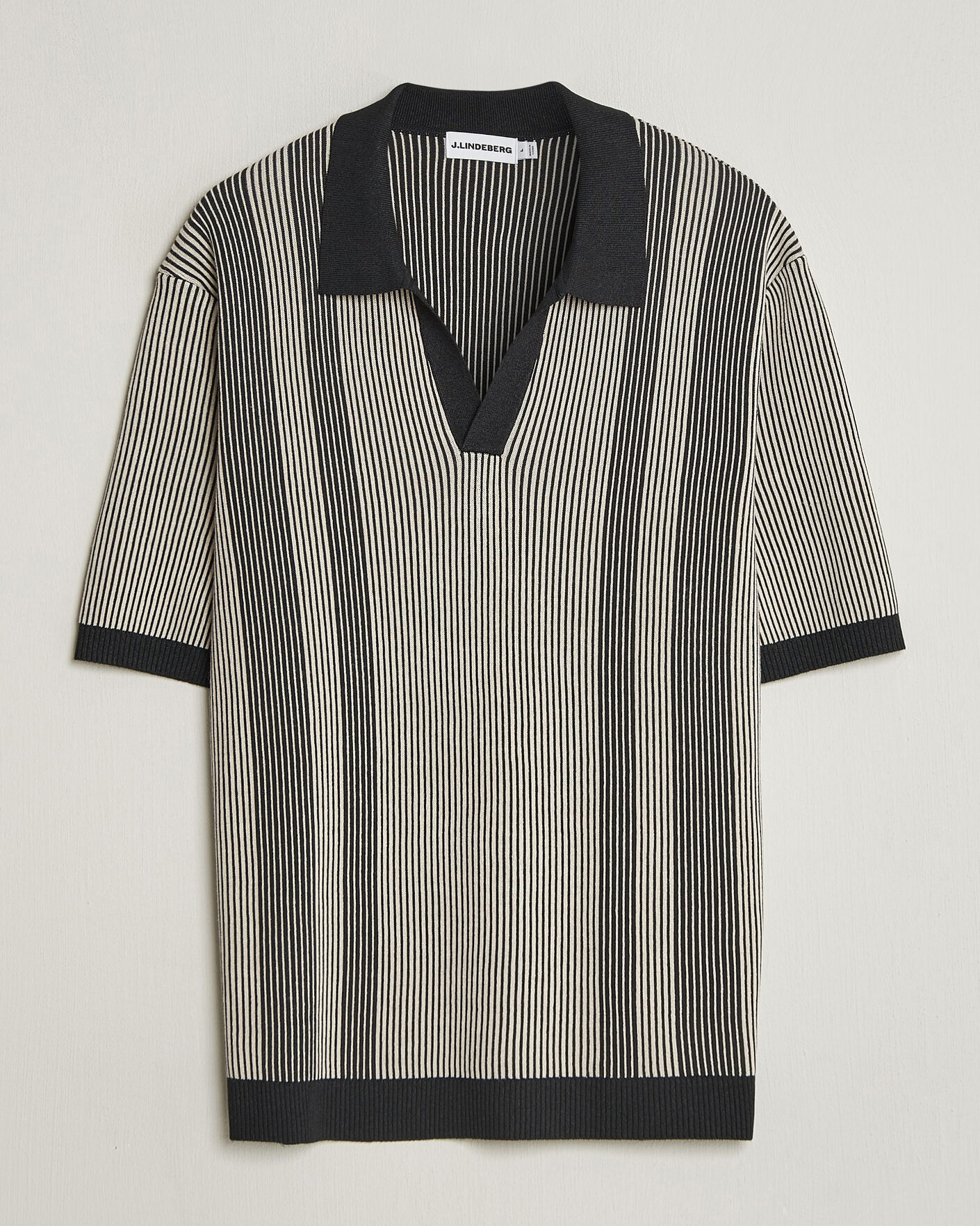 Heren | Polo's | J.Lindeberg | Sal Knitted Polo Moonbeam
