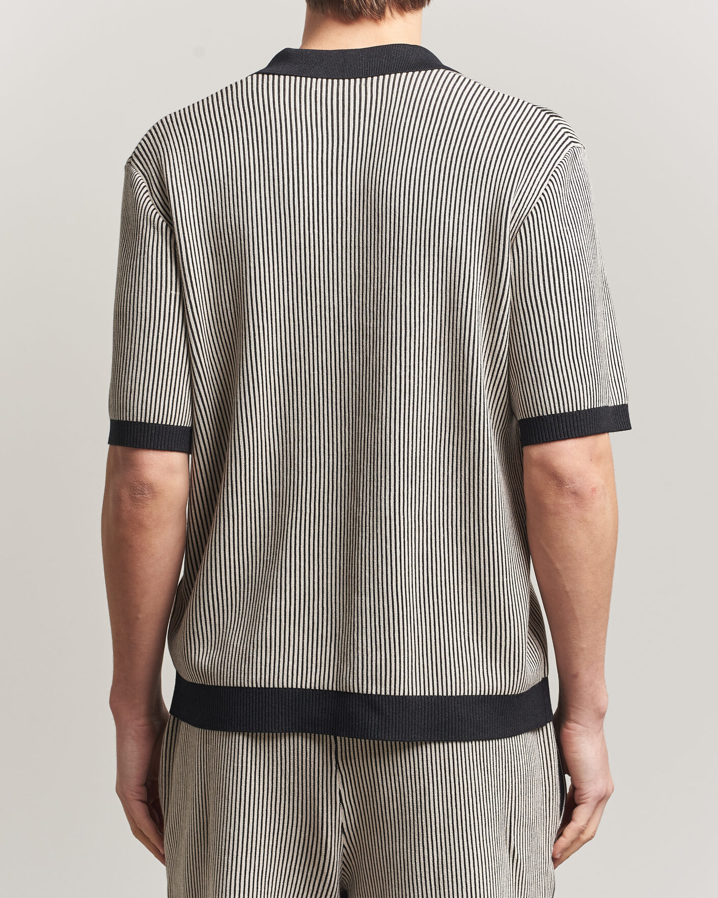 Heren | Polo's | J.Lindeberg | Sal Knitted Polo Moonbeam