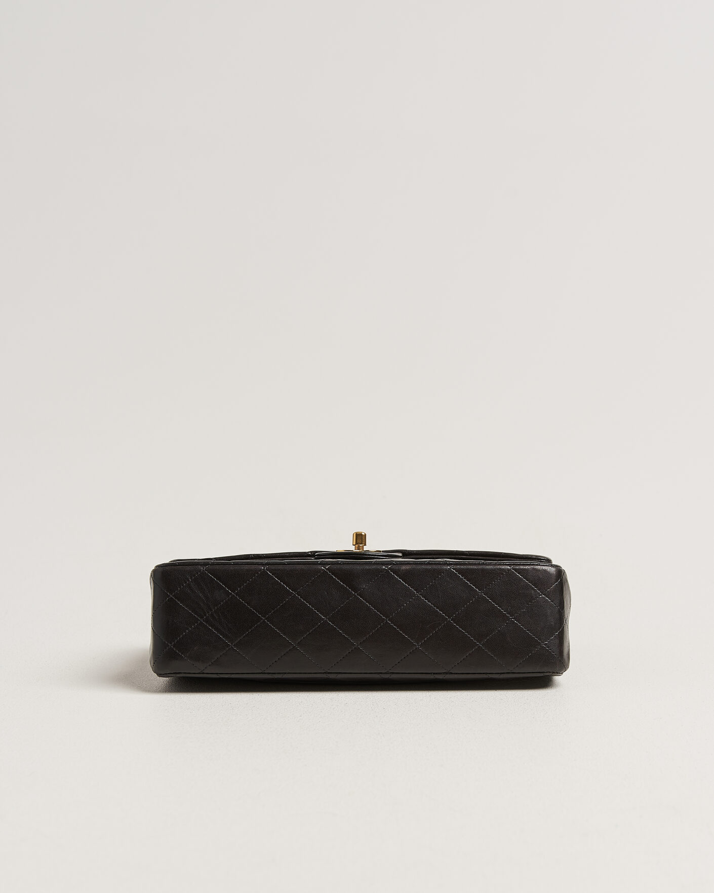 Heren | Pre-Owned & Vintage Bags | Chanel Pre-Owned | Classic Medium Double Flap Bag Lambskin Black