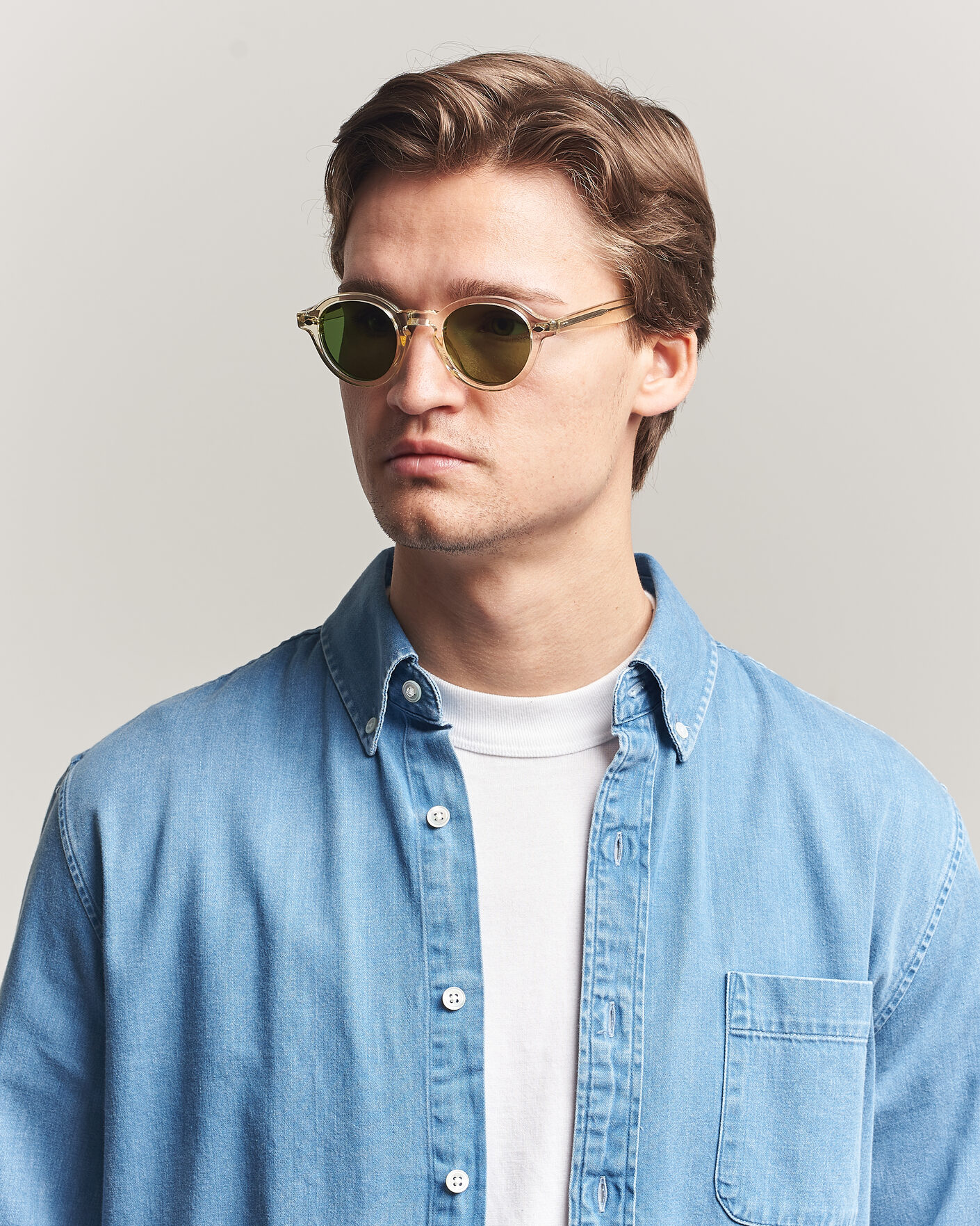 Heren | Zonnebrillen | Garrett Leight | Flipper Sunglasses Pure Glass