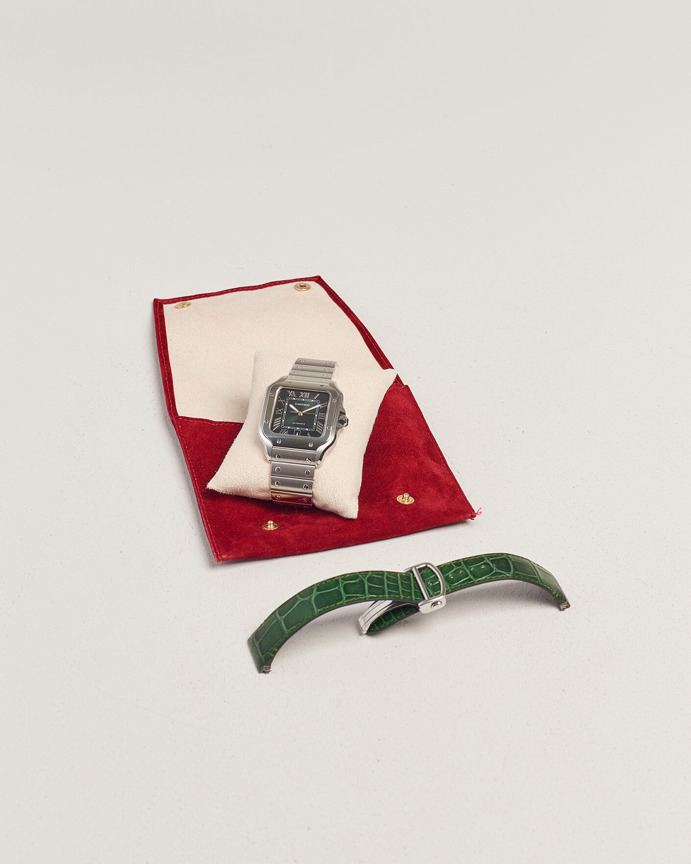 Heren | Pre-Owned & Vintage Watches | Cartier Pre-Owned | Santos Large 