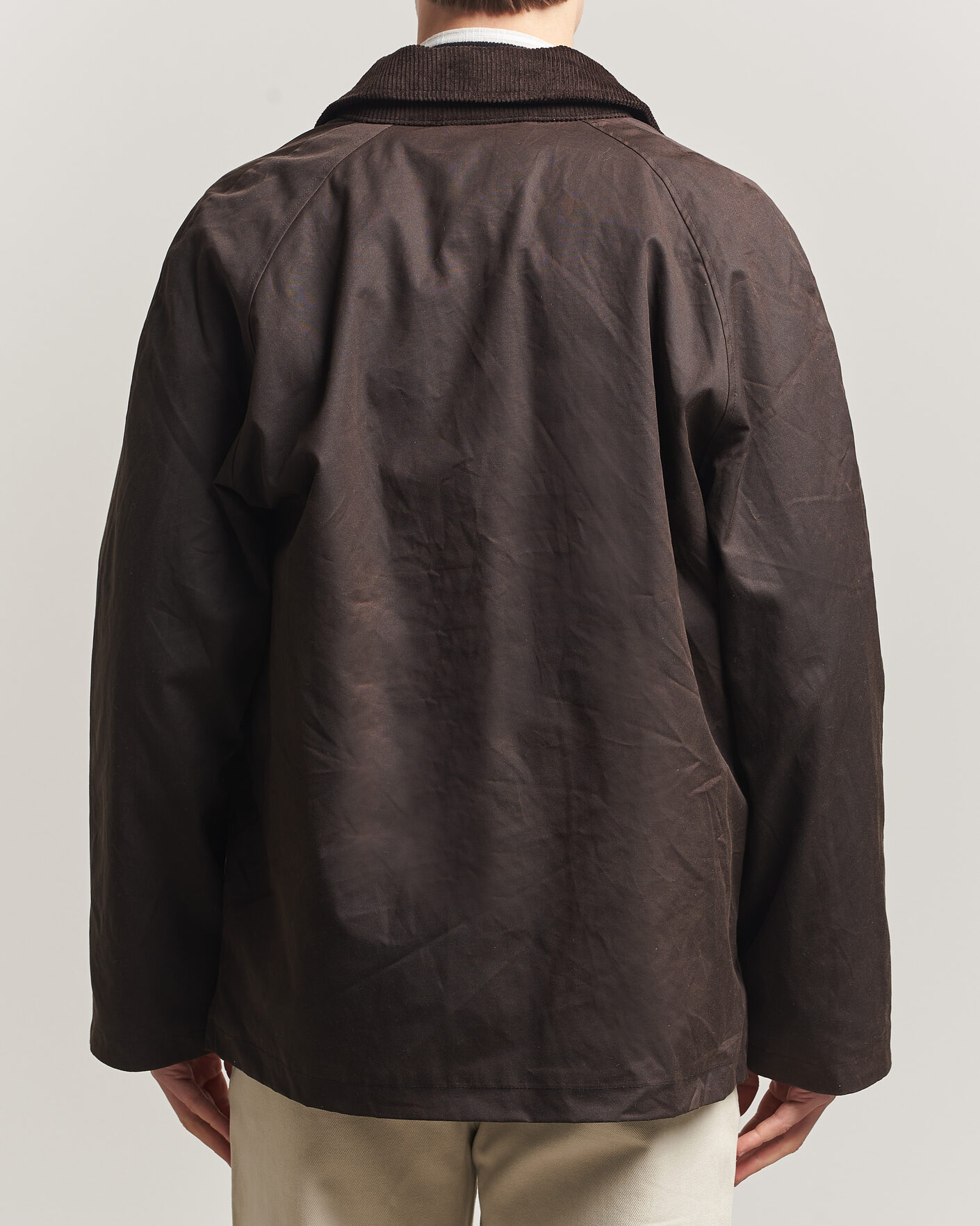 Heren | Jassen | A Day's March | Limestone Waxed Jacket Dark Brown