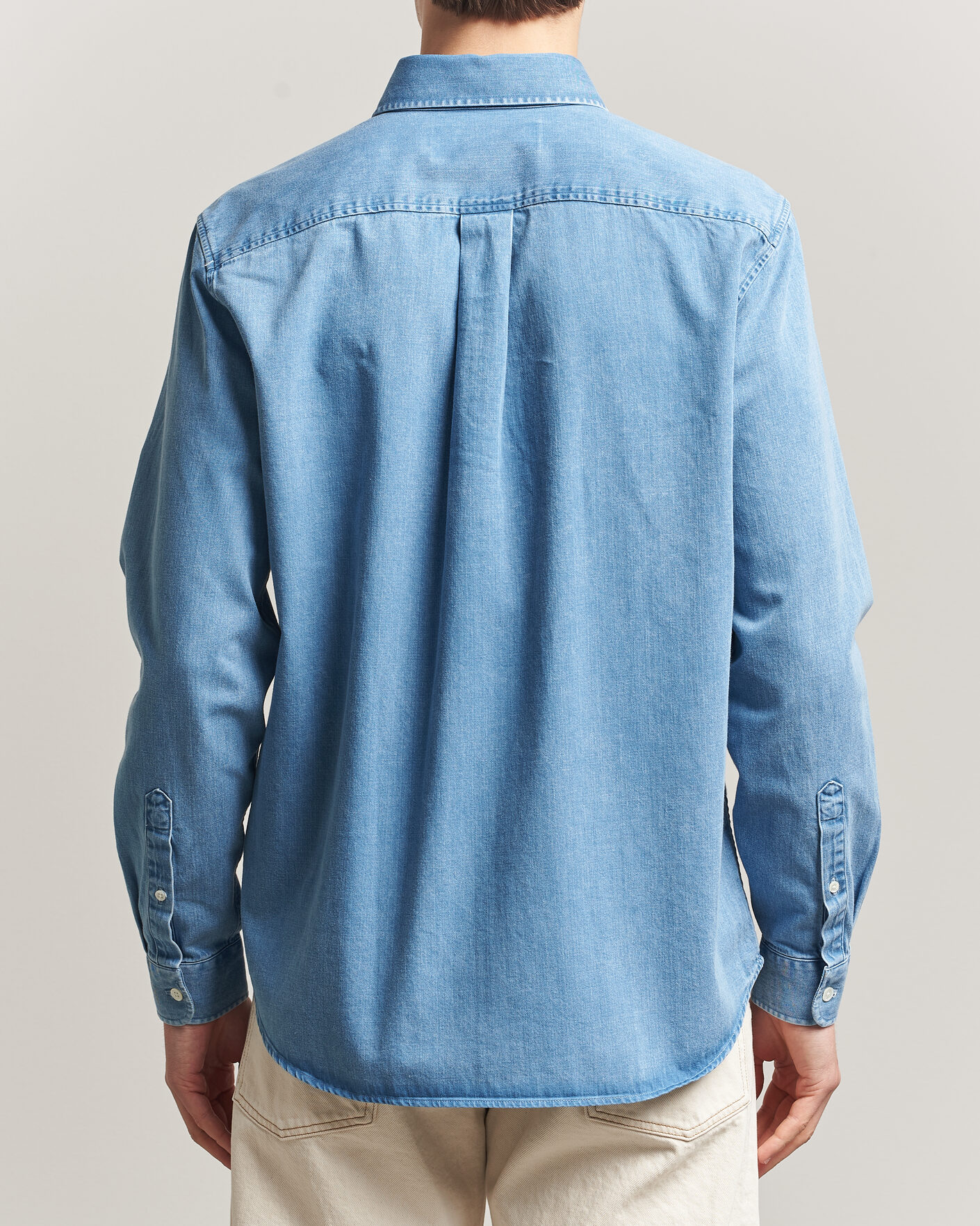 Heren | Overhemden | A Day's March | Original Denim Shirt Light Blue