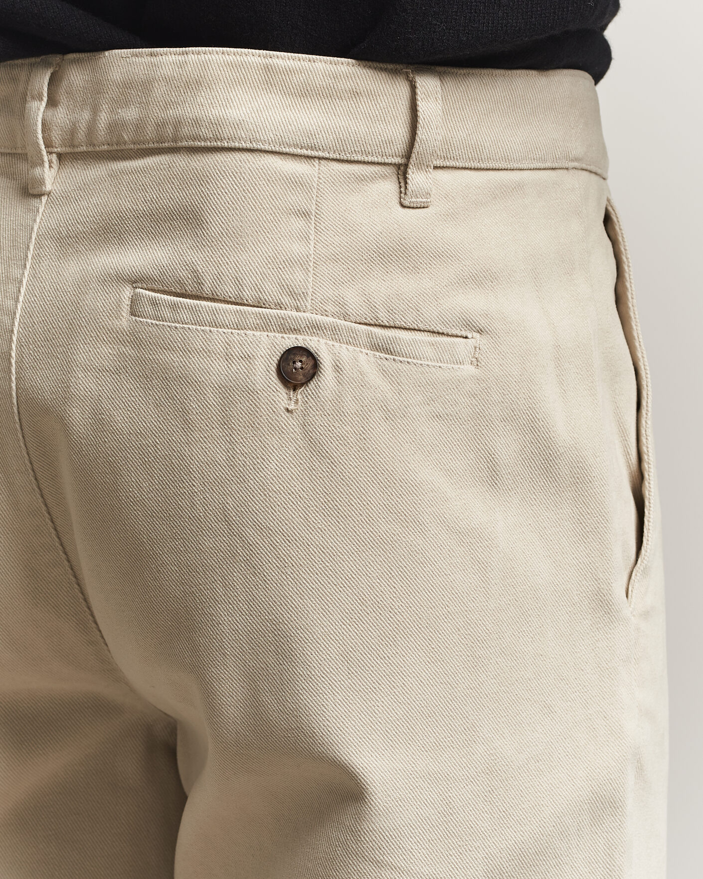 Heren | Broeken | A Day's March | Miller Cotton Lyocell Trousers Light Khaki