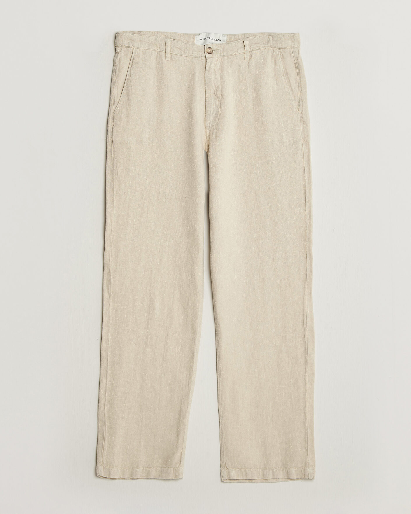 Heren | Broeken | A Day's March | Redwood Linen Trousers Oyster