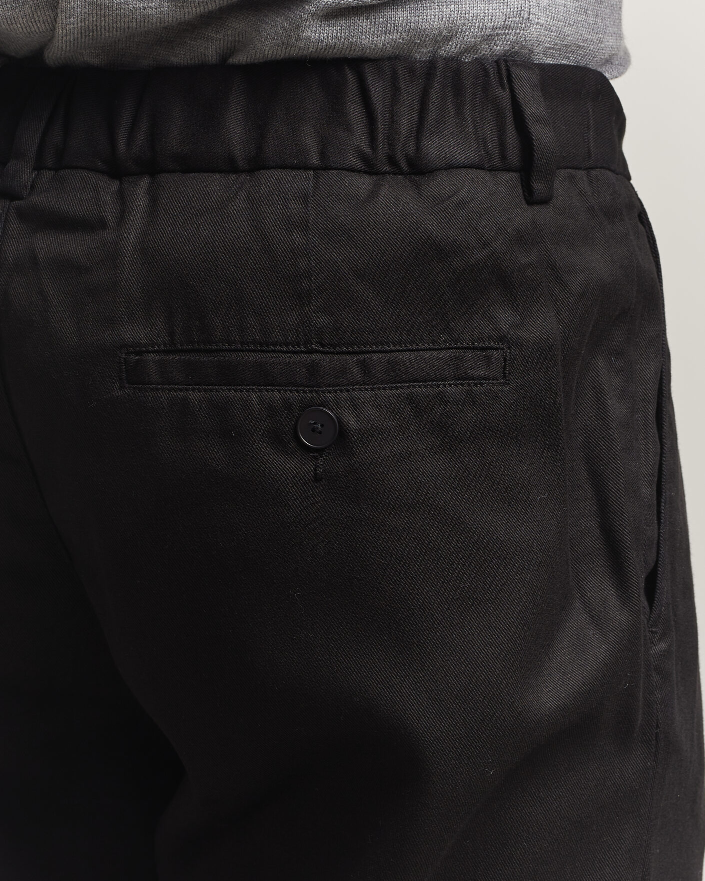 Heren | Broeken | A Day's March | Smart Lyocell Trousers Black
