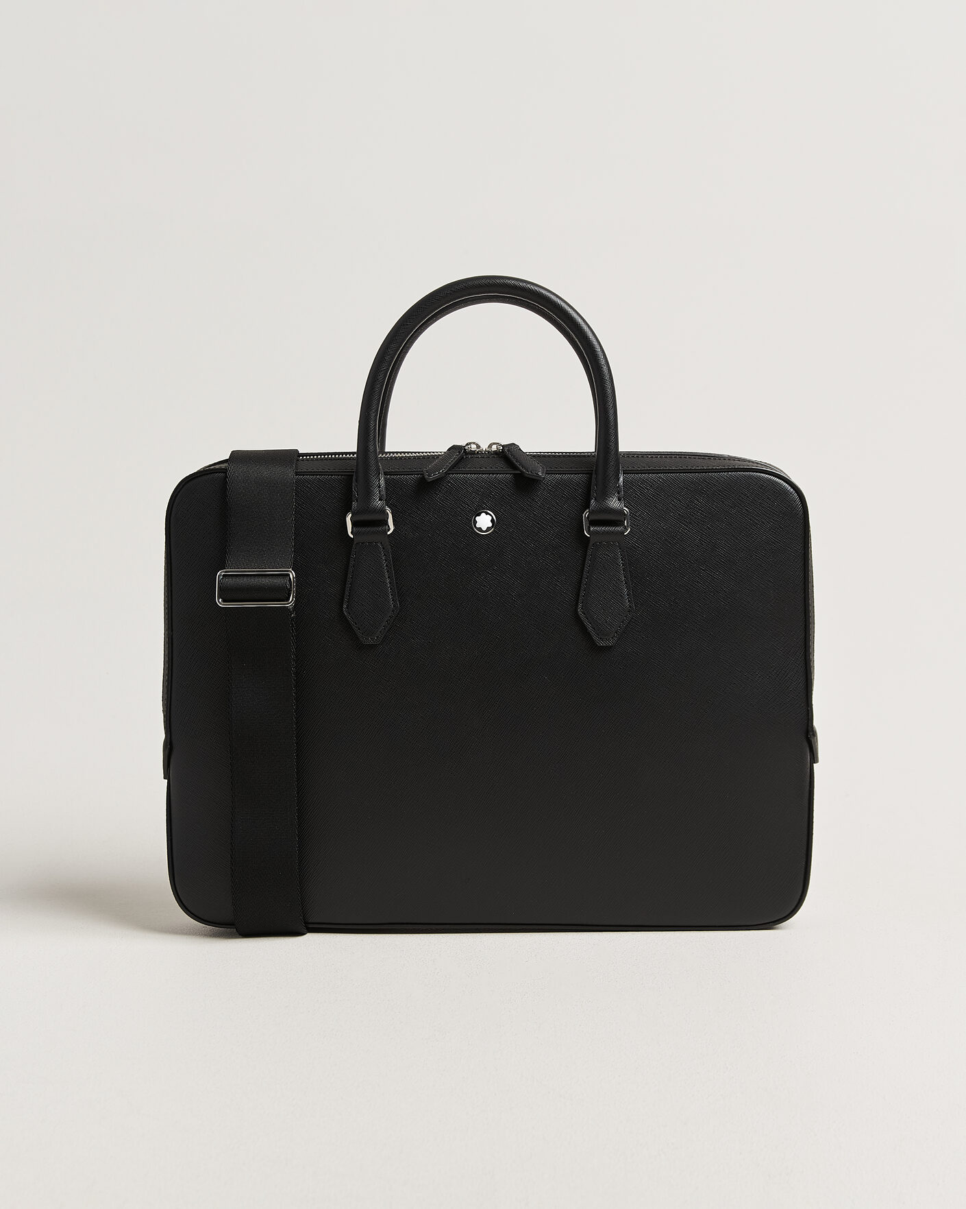 Heren | Tassen | Montblanc | Thin Sartorial Leather Briefcase Black