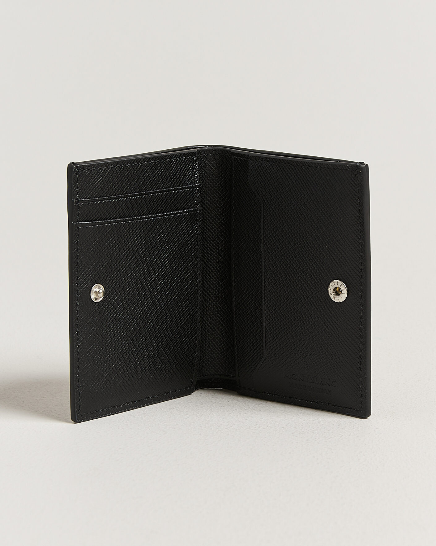Heren | Portemonnees | Montblanc | Mini Sartorial Leather 4cc Wallet Black