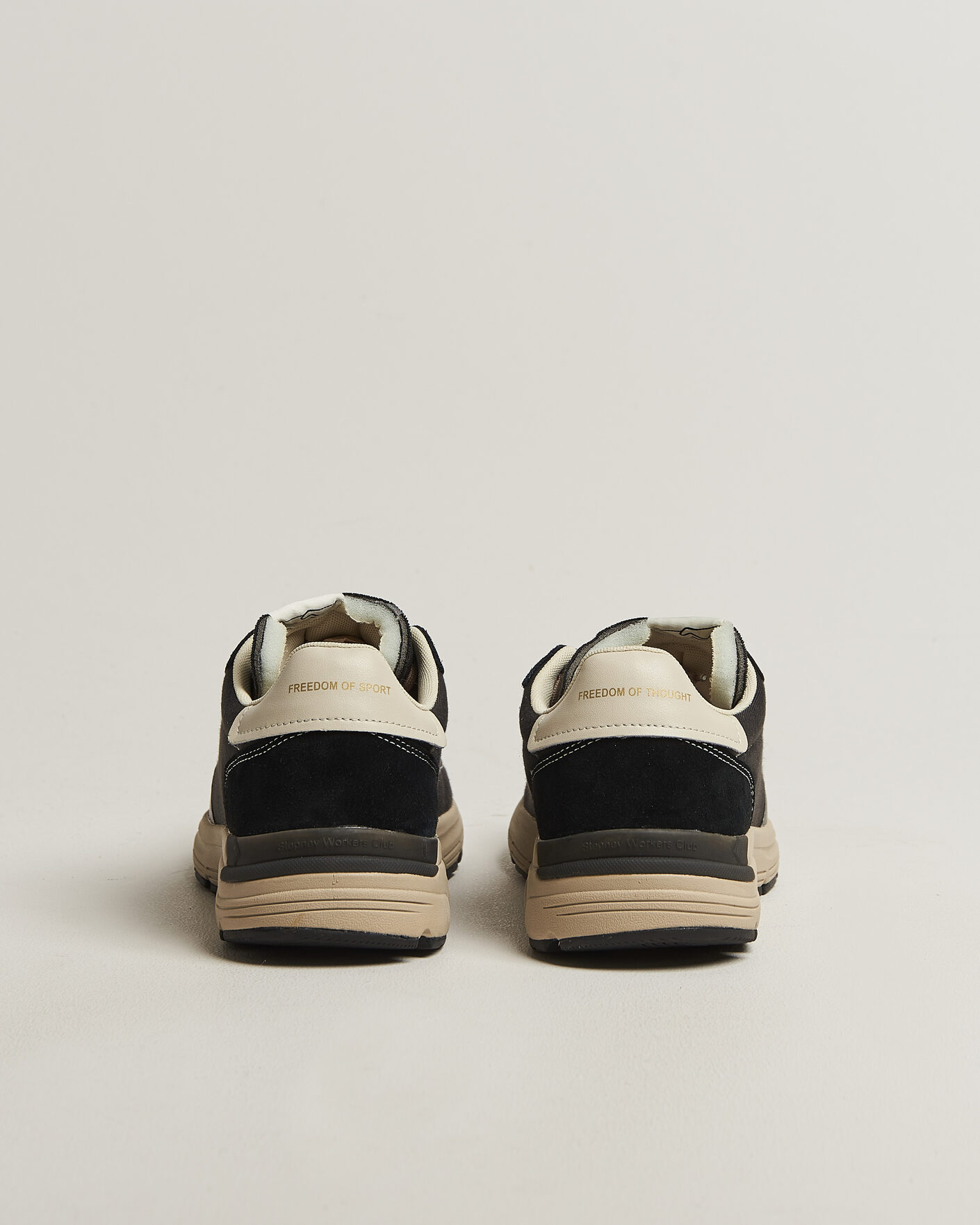 Heren | Sneakers | Stepney Workers Club | Legion Suede Twill Sneaker Black