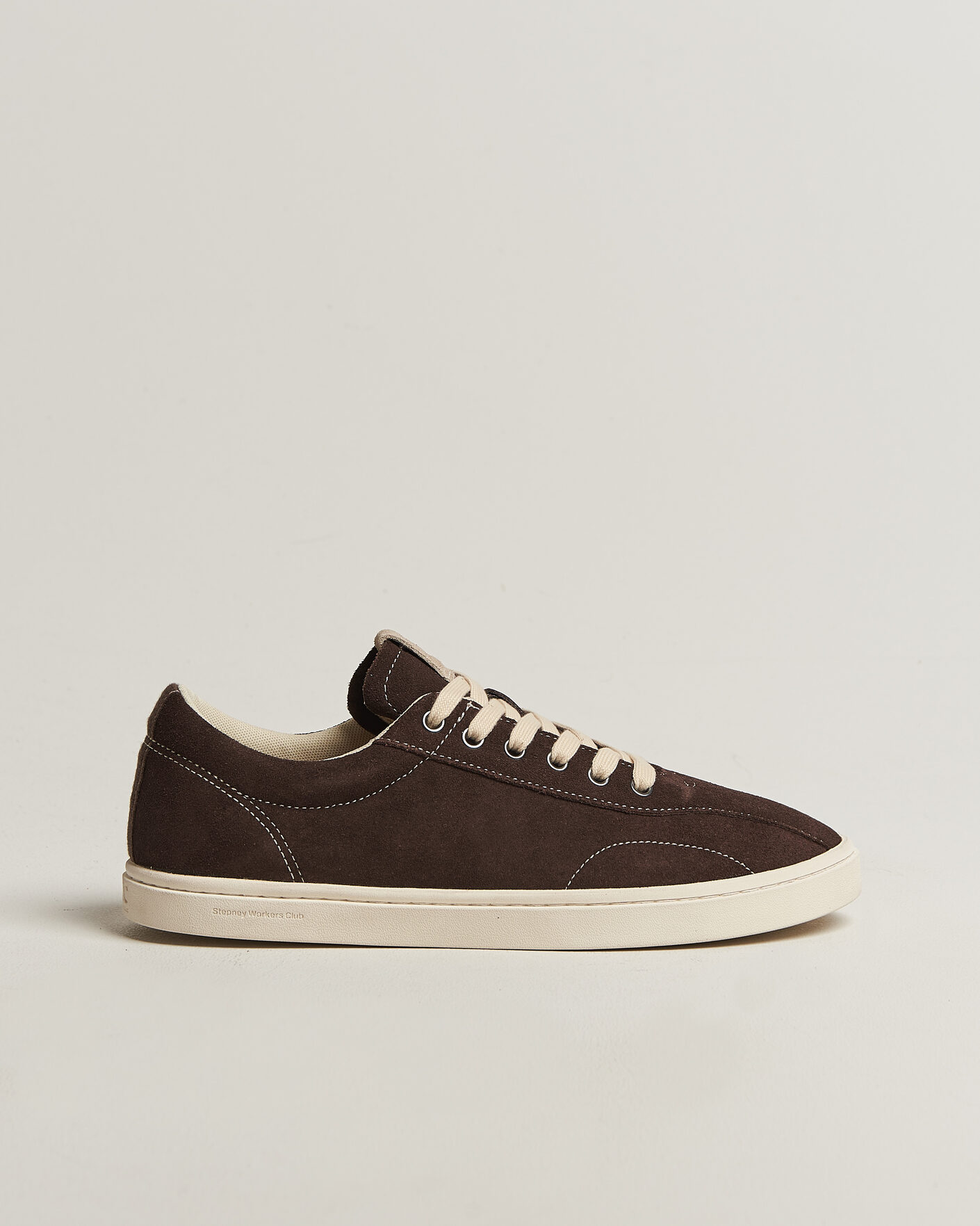 Heren | Sneakers | Stepney Workers Club | Surma Suede Sneaker Dark Brown